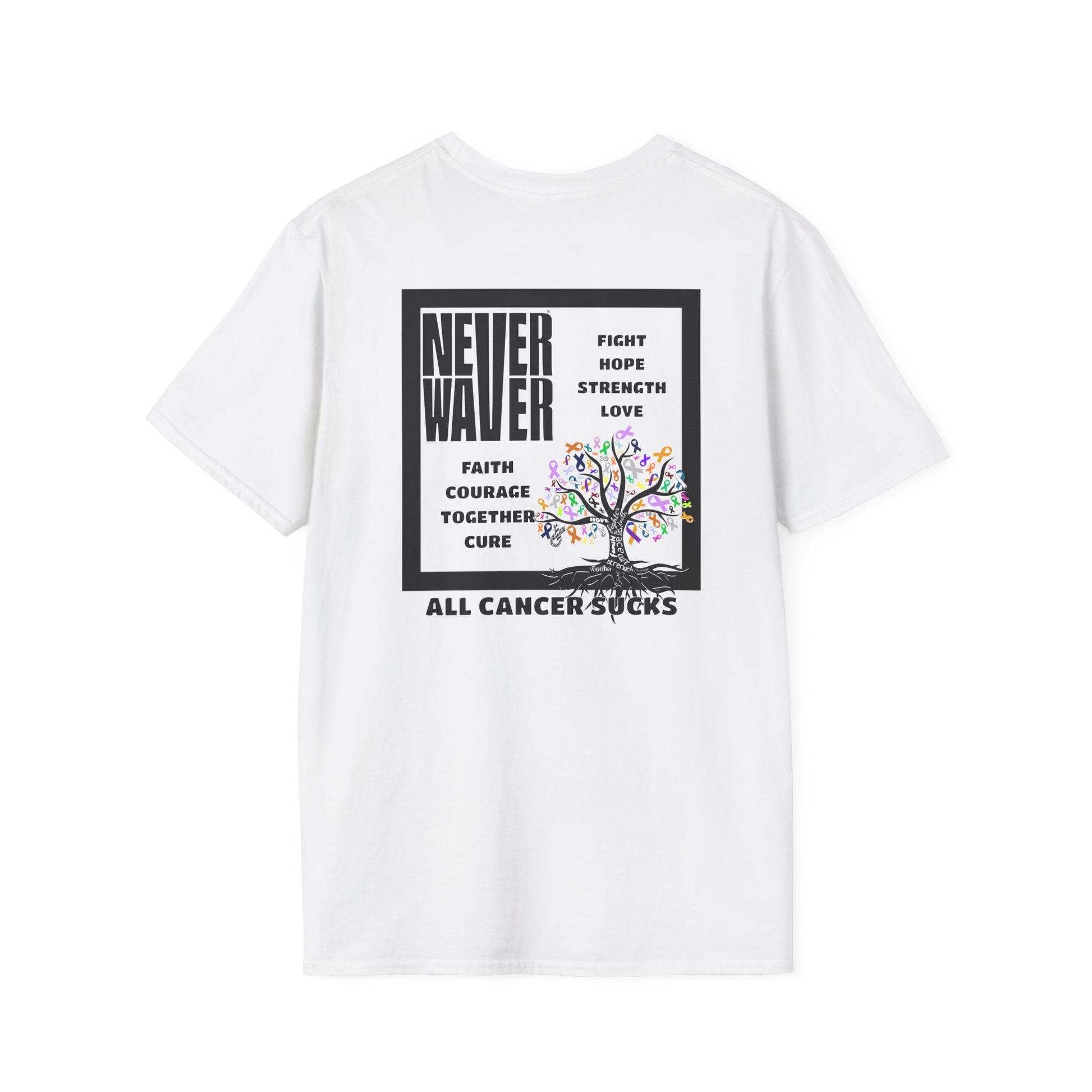 Never Waver ALL CANCERS SUCK! Unisex T-Shirt - Never Waver