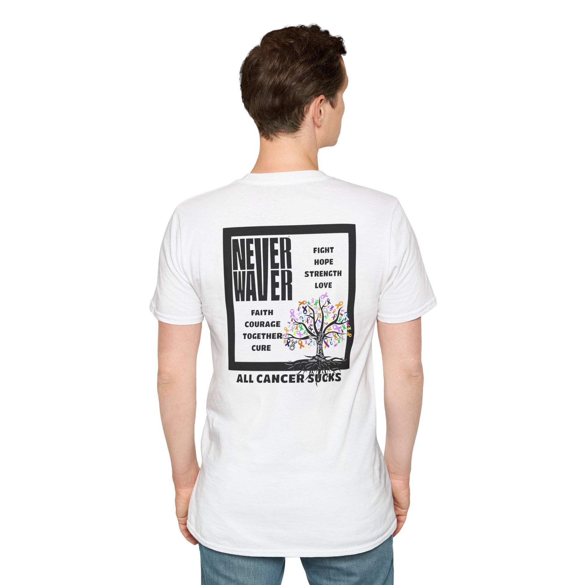 Never Waver ALL CANCERS SUCK! Unisex T-Shirt - Never Waver