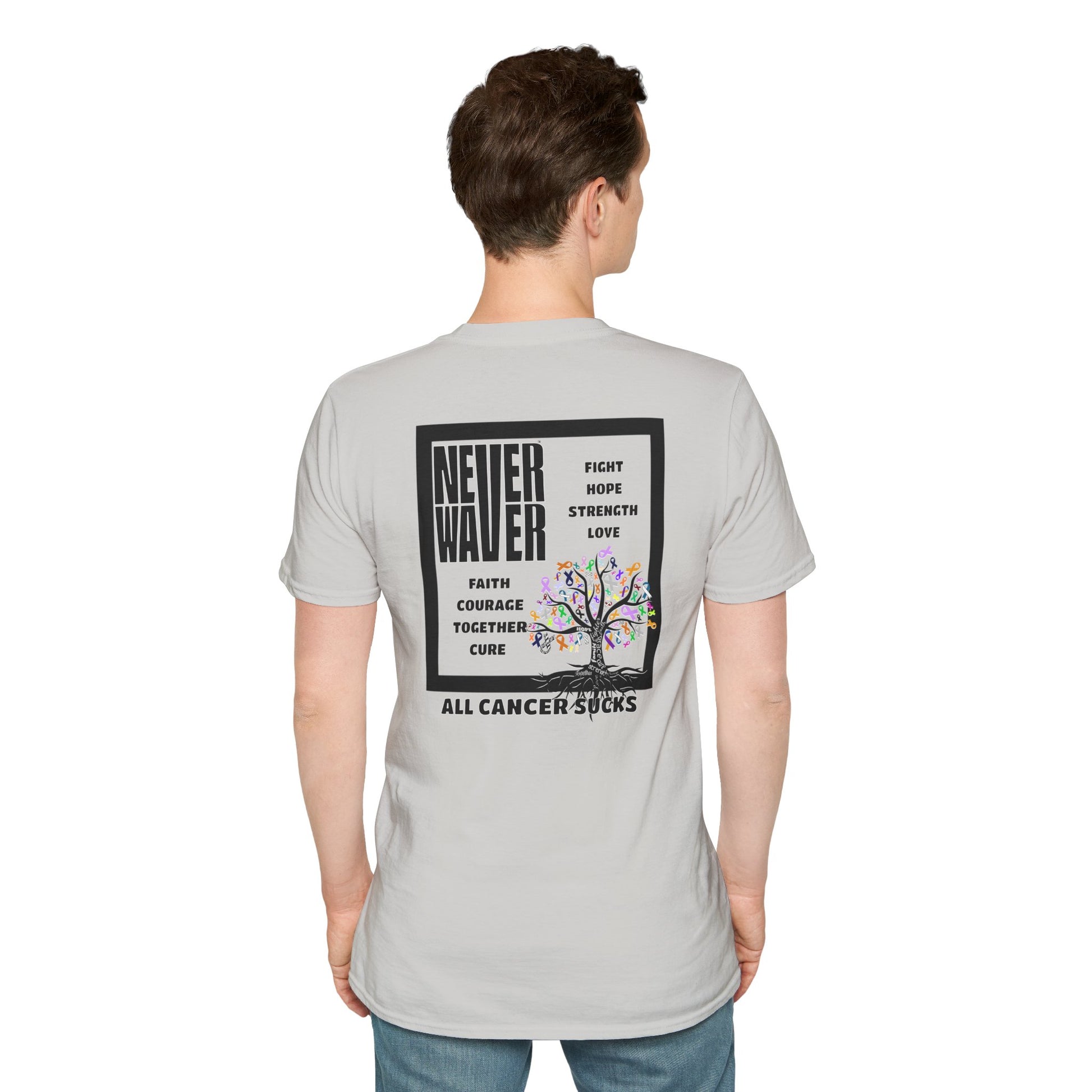 Never Waver ALL CANCERS SUCK! Unisex T-Shirt - Never Waver