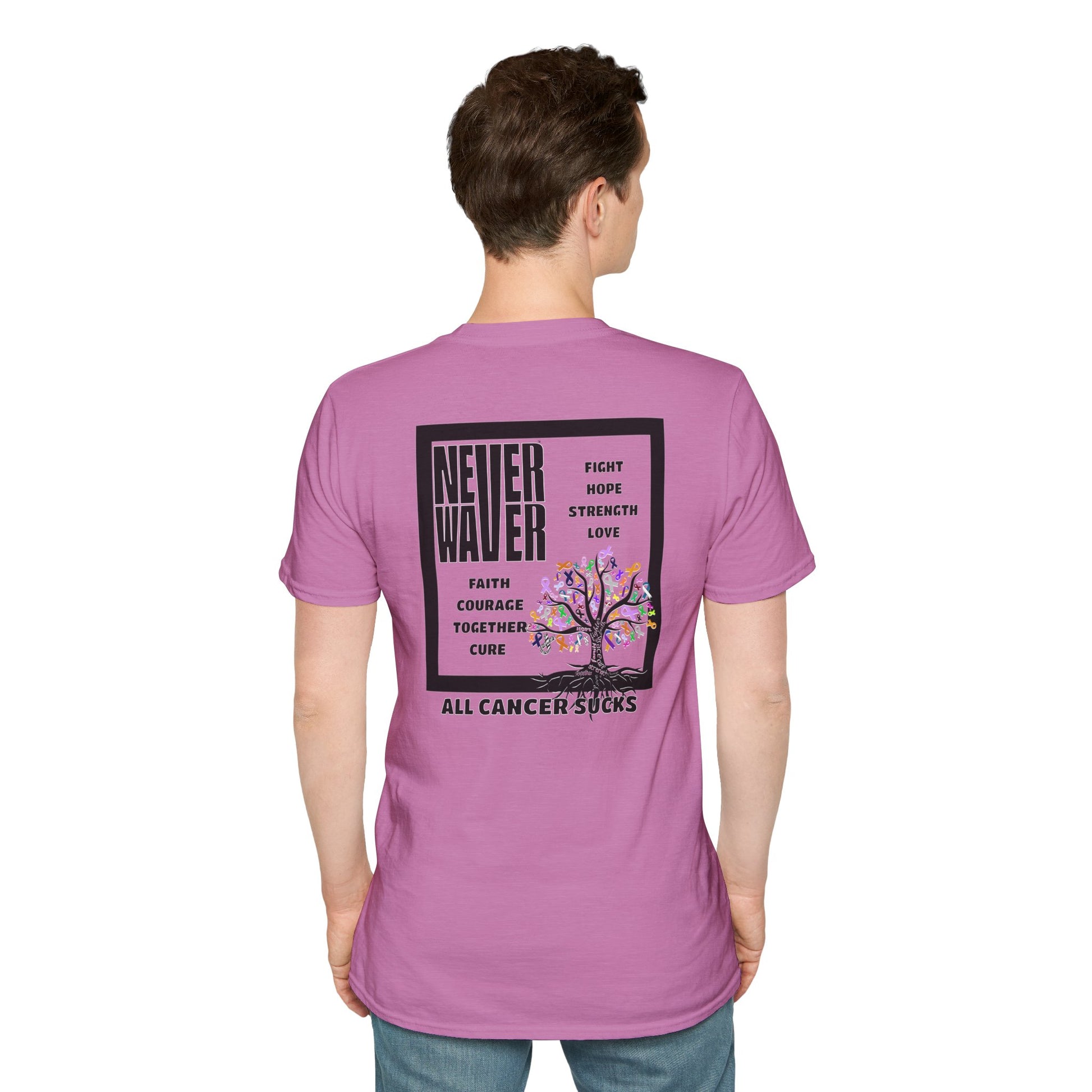Never Waver ALL CANCERS SUCK! Unisex T-Shirt - Never Waver