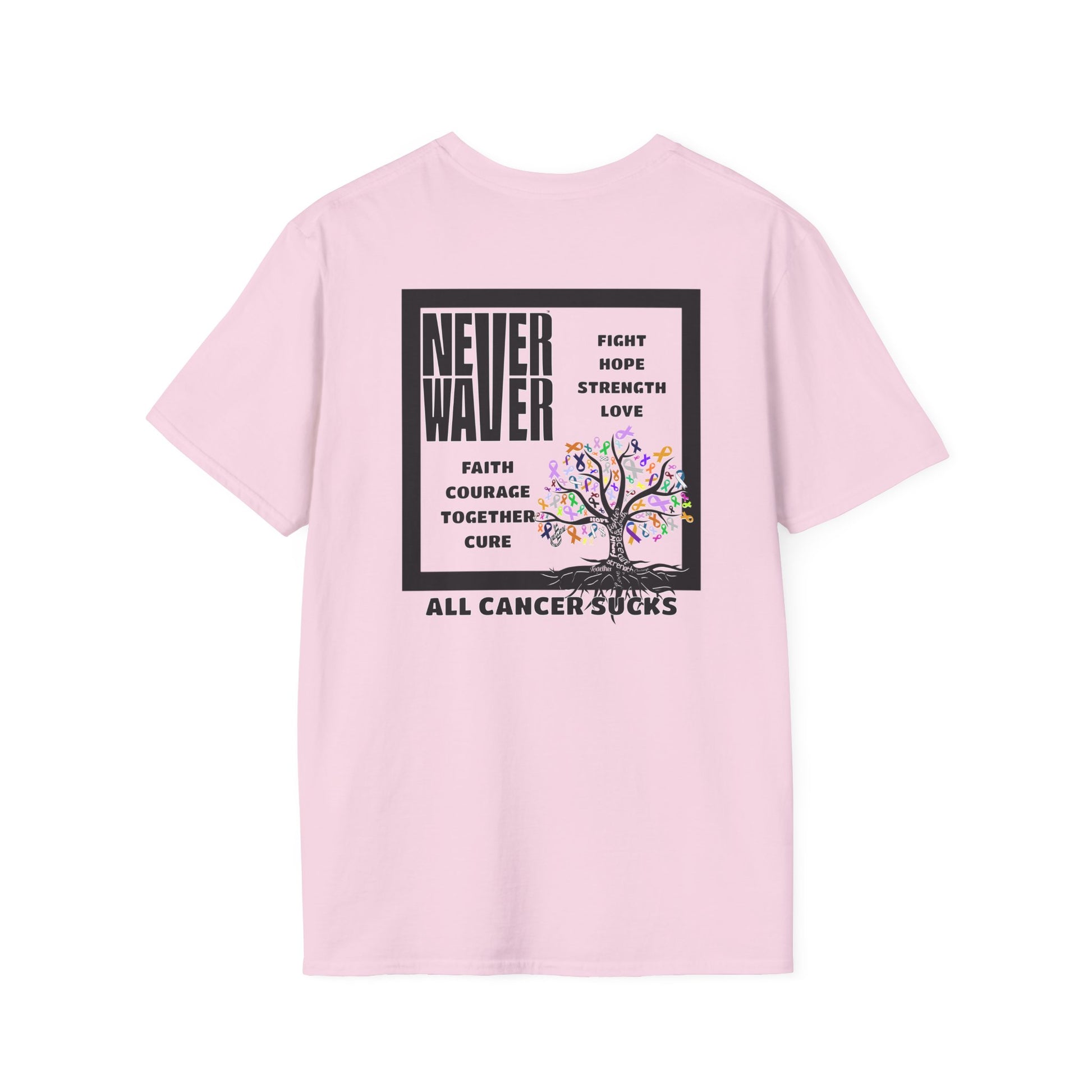 Never Waver ALL CANCERS SUCK! Unisex T-Shirt - Never Waver