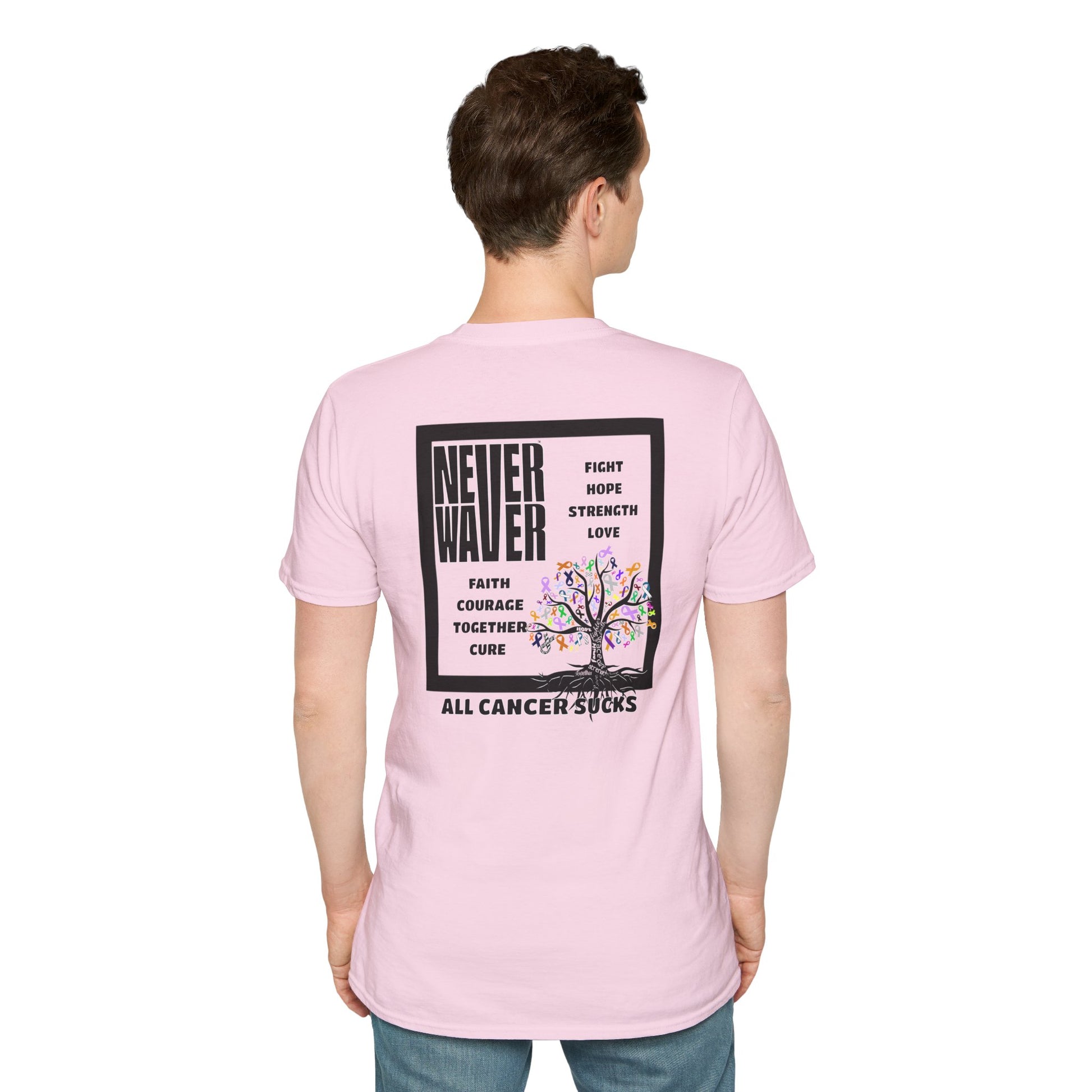 Never Waver ALL CANCERS SUCK! Unisex T-Shirt - Never Waver