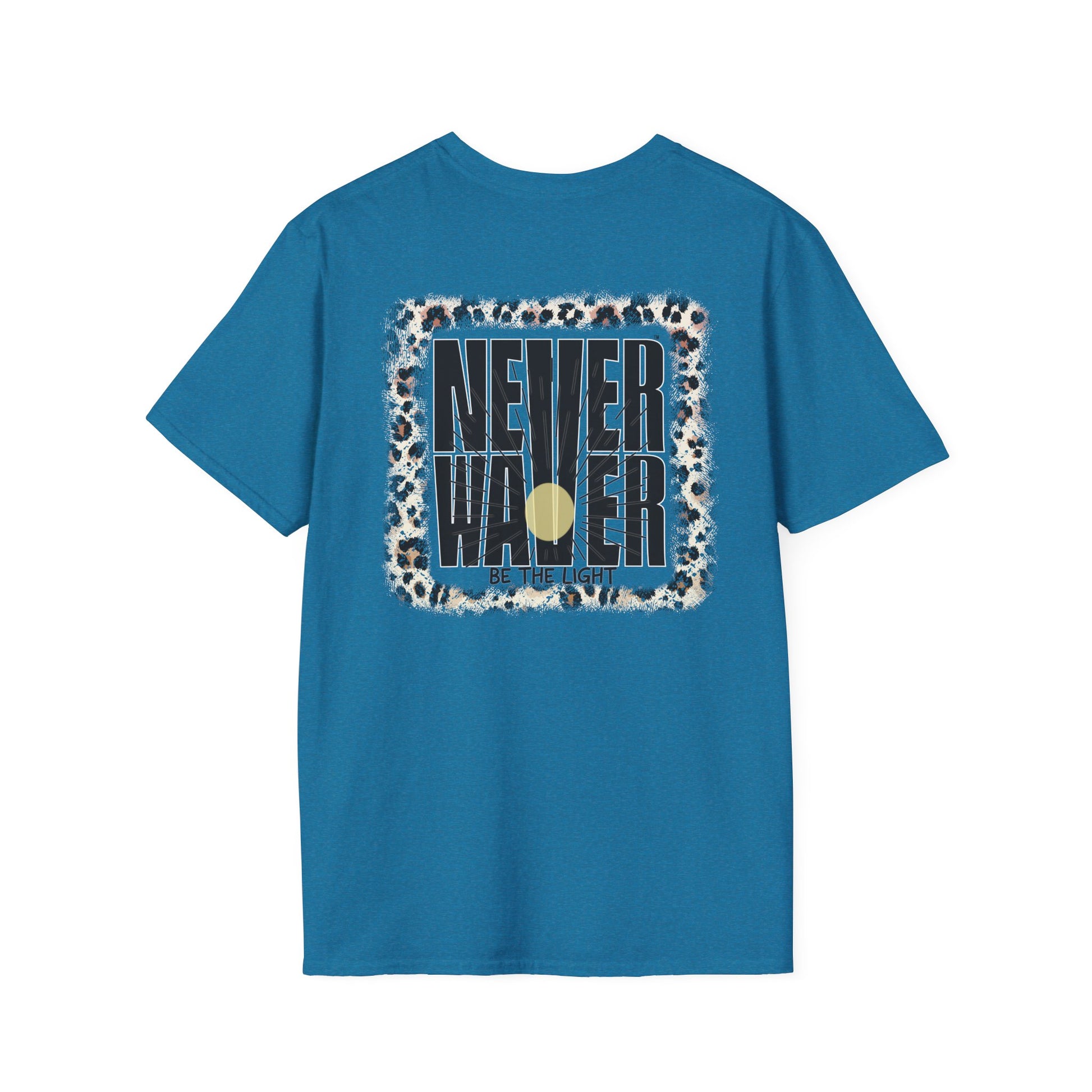 NEVER WAVER Be The Light Unisex Soft style T-Shirt - Never Waver