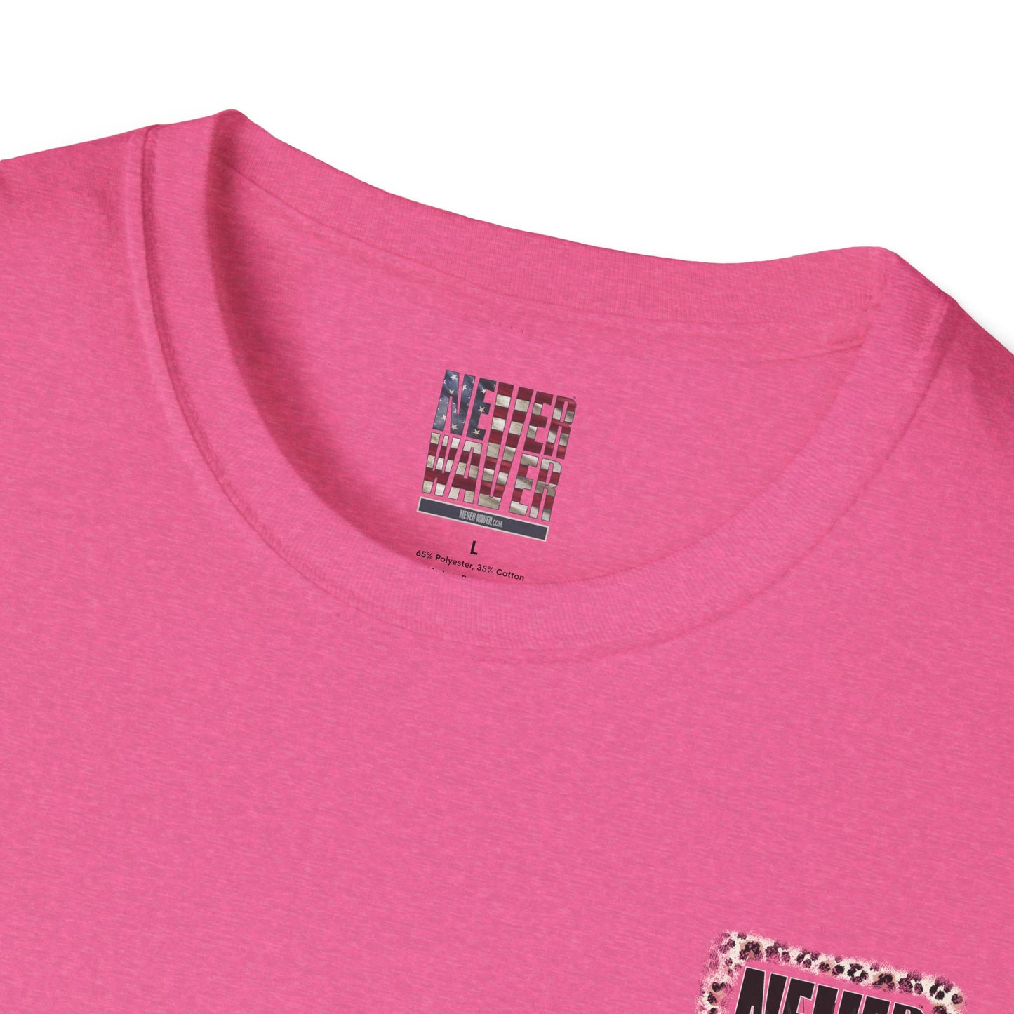 NEVER WAVER Be The Light Unisex Soft style T-Shirt - Never Waver