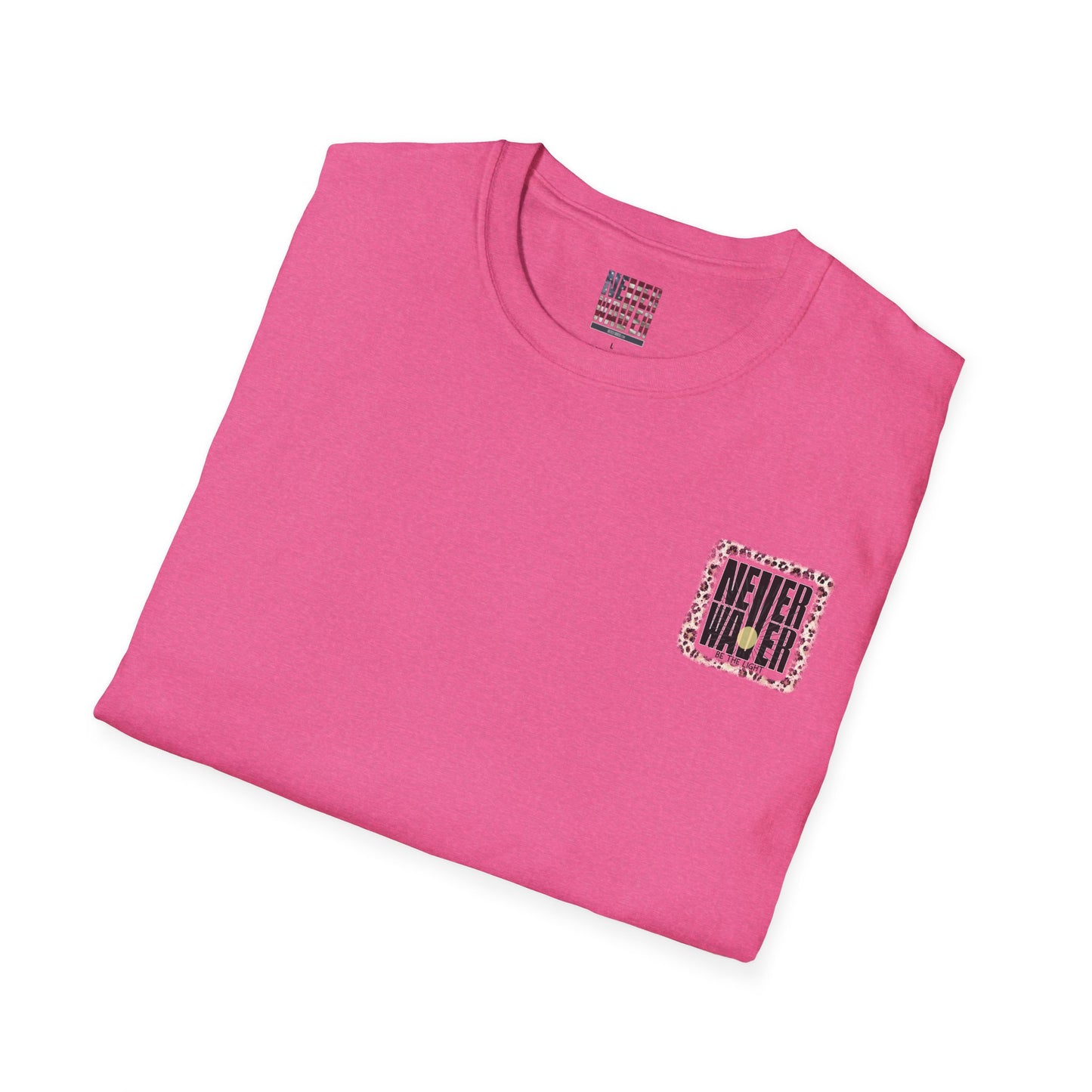 NEVER WAVER Be The Light Unisex Soft style T-Shirt - Never Waver