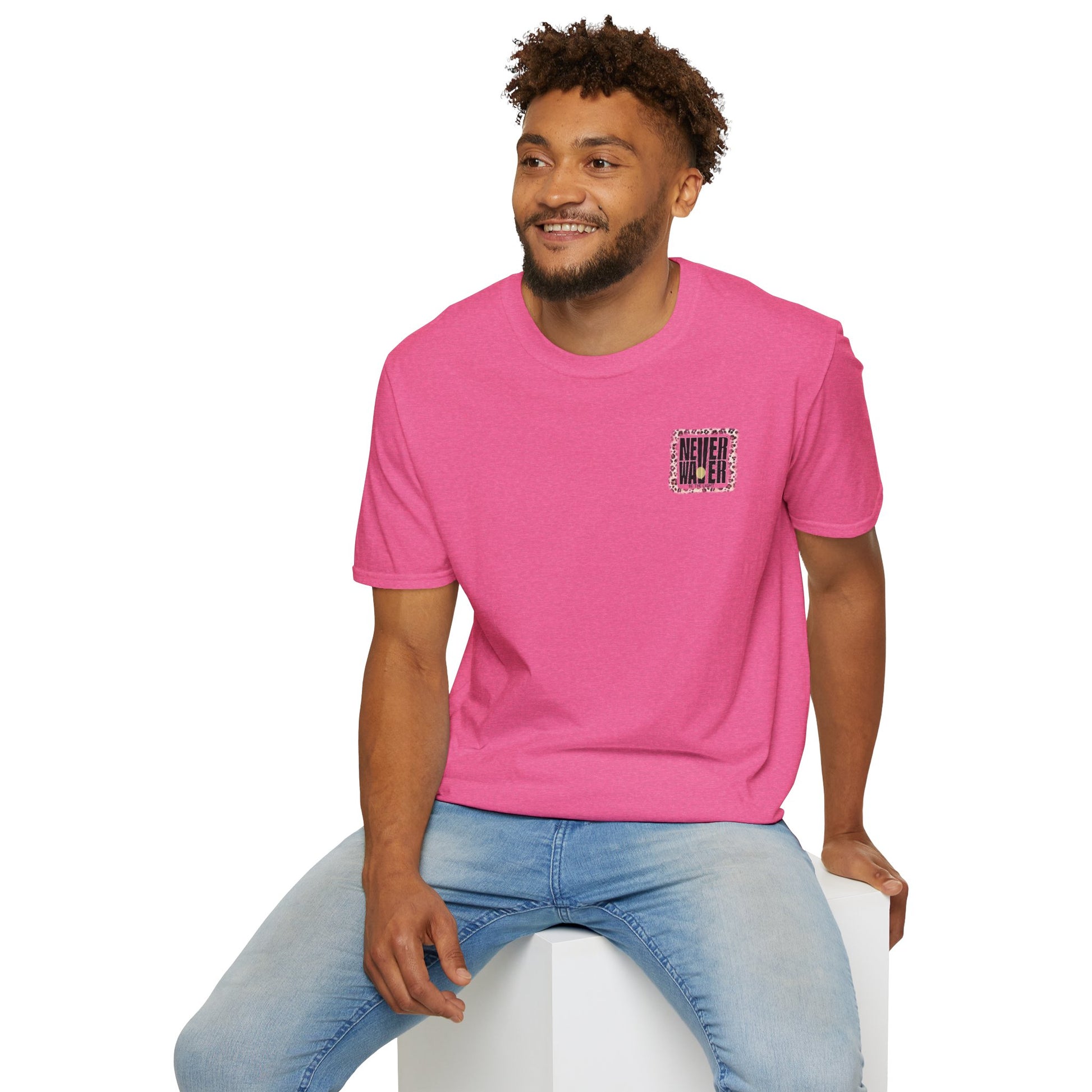 NEVER WAVER Be The Light Unisex Soft style T-Shirt - Never Waver