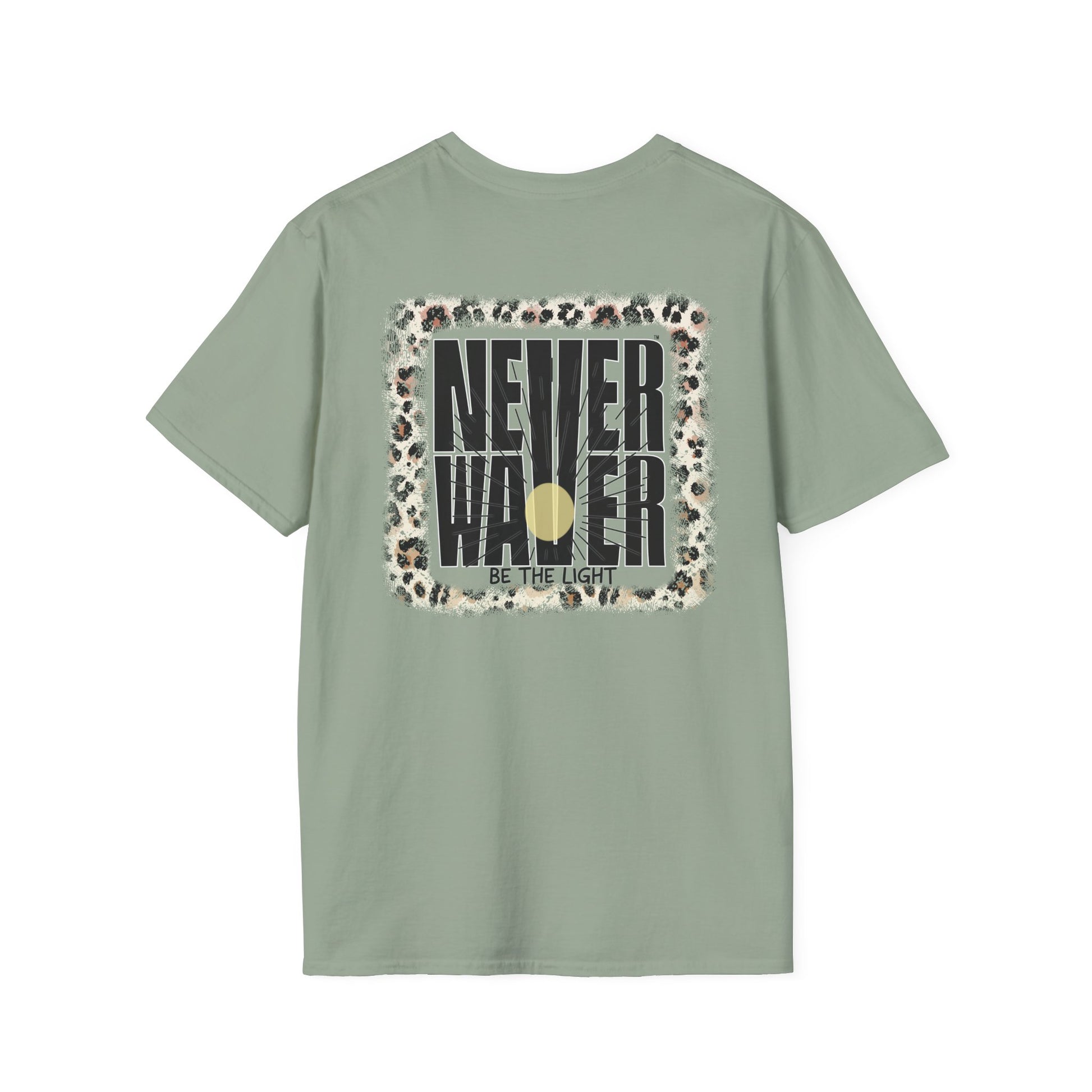 NEVER WAVER Be The Light Unisex Soft style T-Shirt - Never Waver