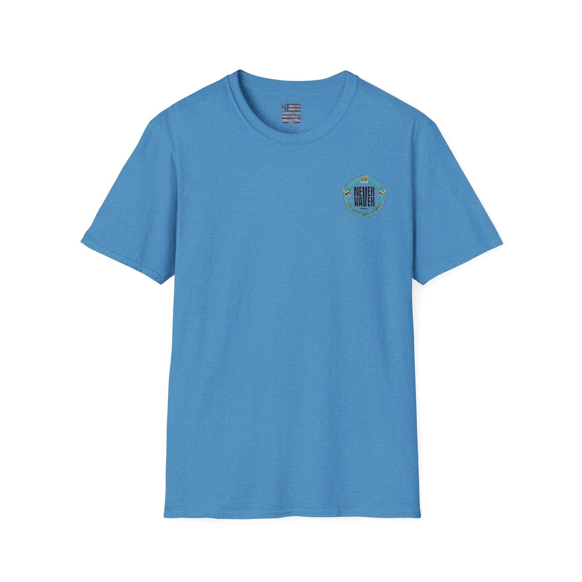 Never Waver Save Water Drink Tiki Drinks Unisex Soft style T-Shirt - Never Waver