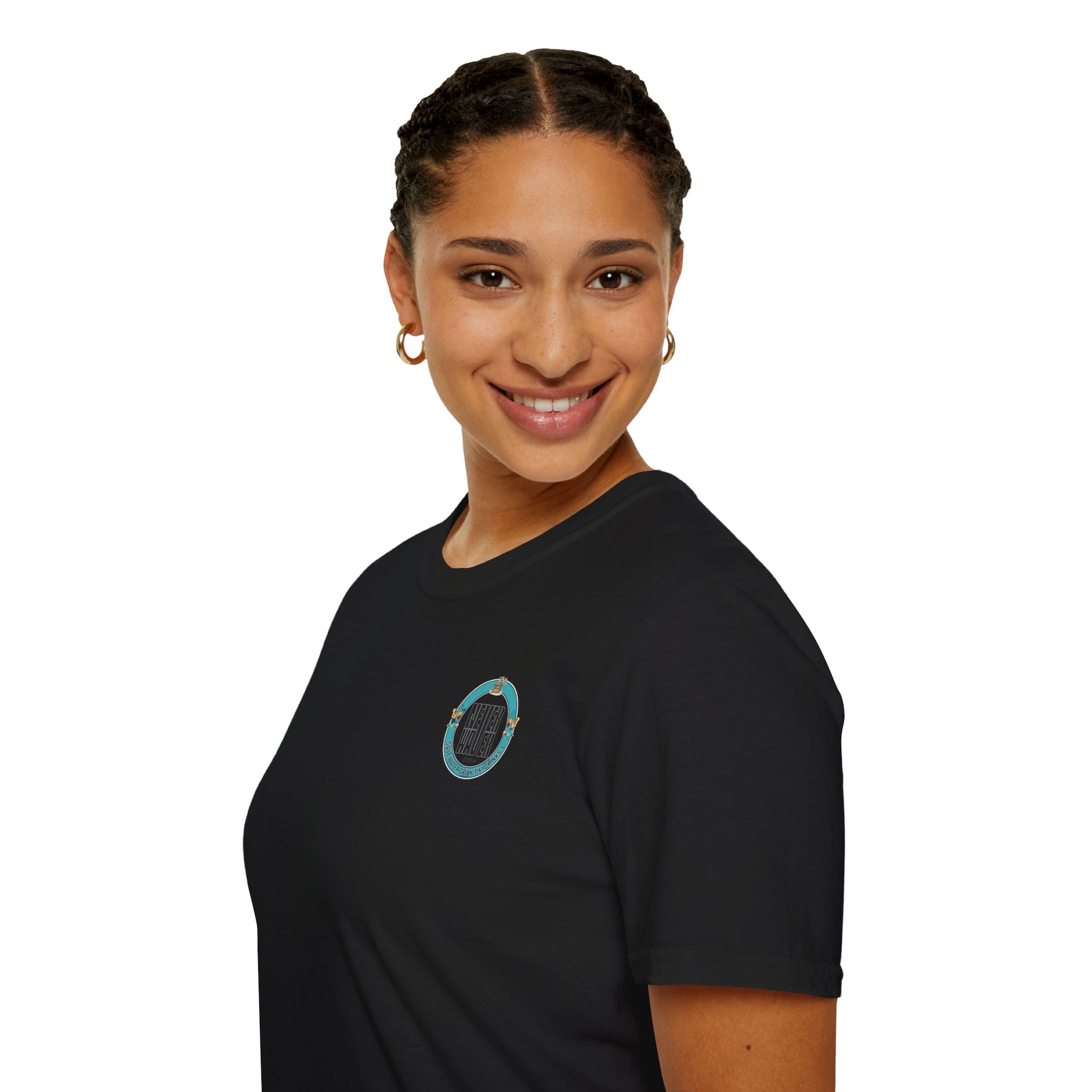 Never Waver Save Water Drink Tiki Drinks Unisex Soft style T-Shirt - Never Waver