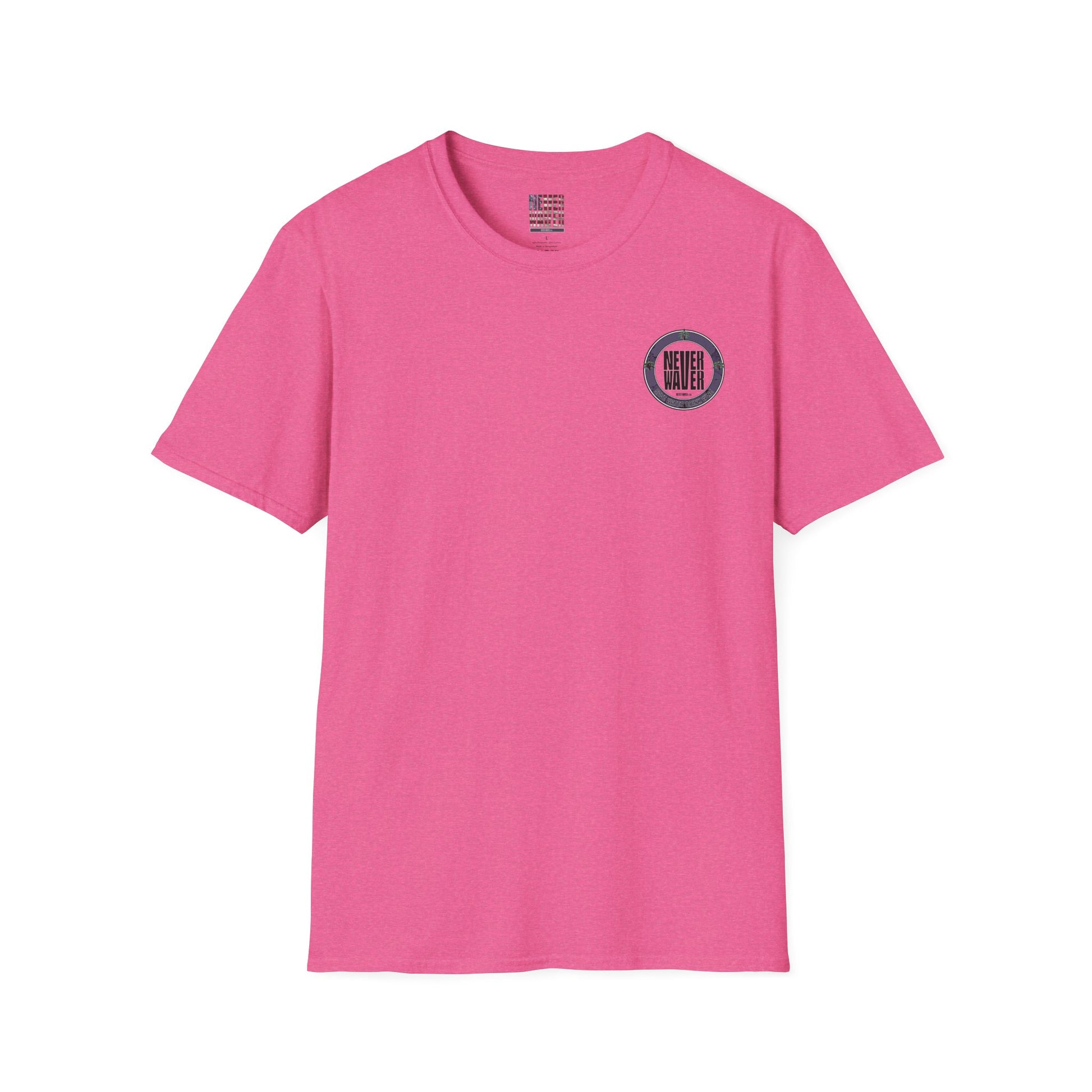 Never Waver Save Water Drink Wine Unisex Soft style T-Shirt - Never Waver