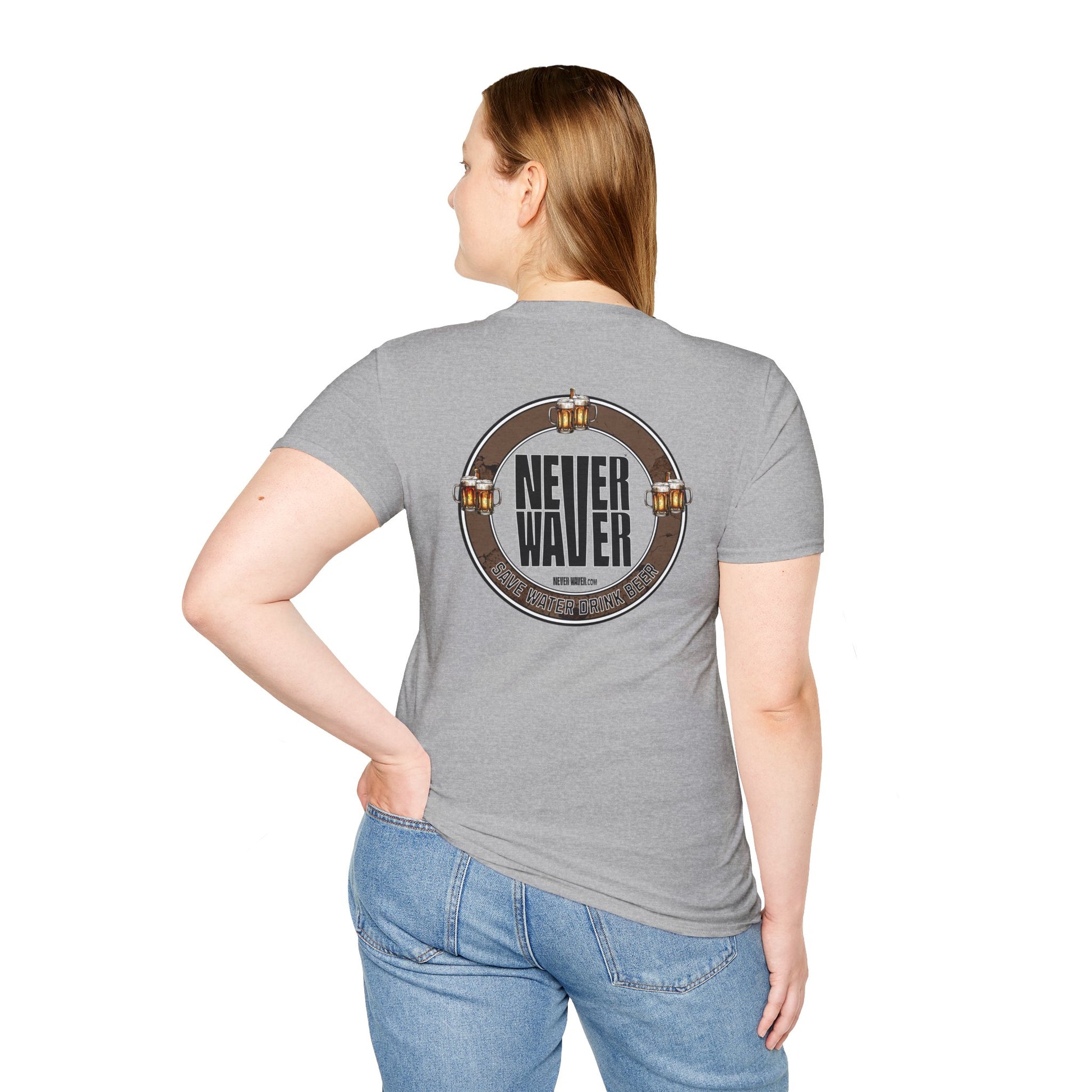 Save Water Drink Beer Unisex T-Shirt - Never Waver