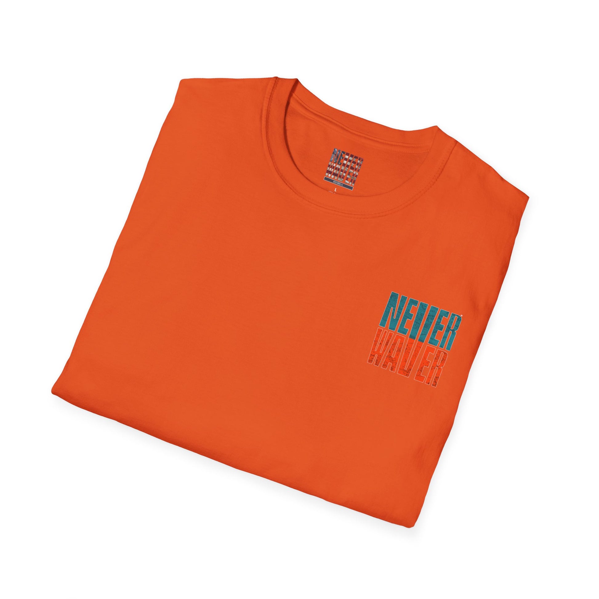 Miami Fans Never Waver Unisex Softstyle T-Shirt - Never Waver