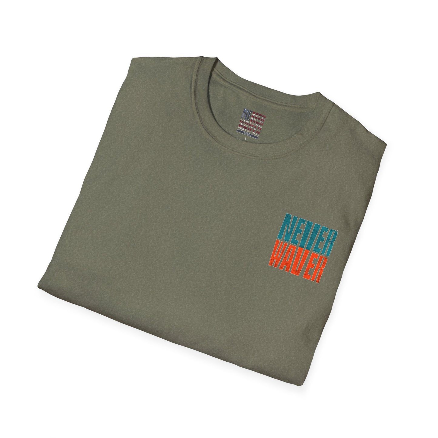 Miami Fans Never Waver Unisex Softstyle T-Shirt - Never Waver