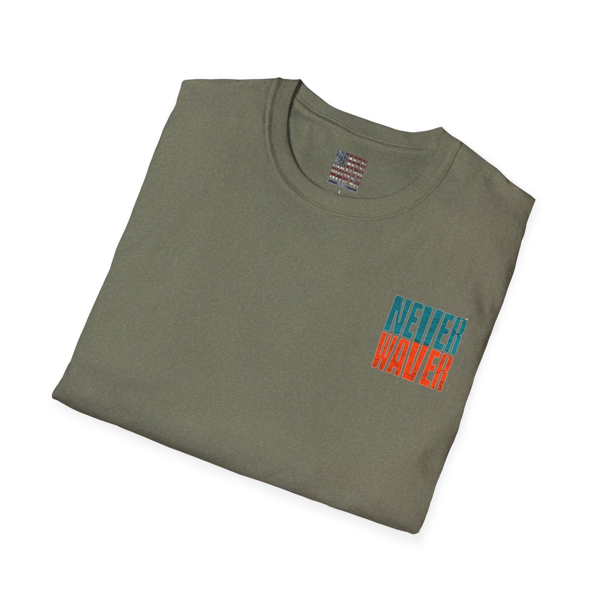 Miami Fans Never Waver Unisex Softstyle T-Shirt - Never Waver