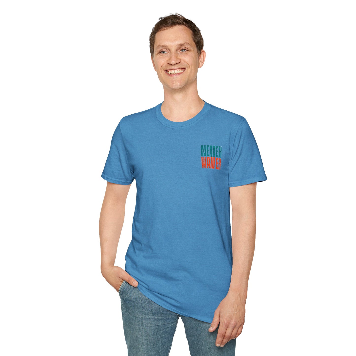 Miami Fans Never Waver Unisex Softstyle T-Shirt - Never Waver