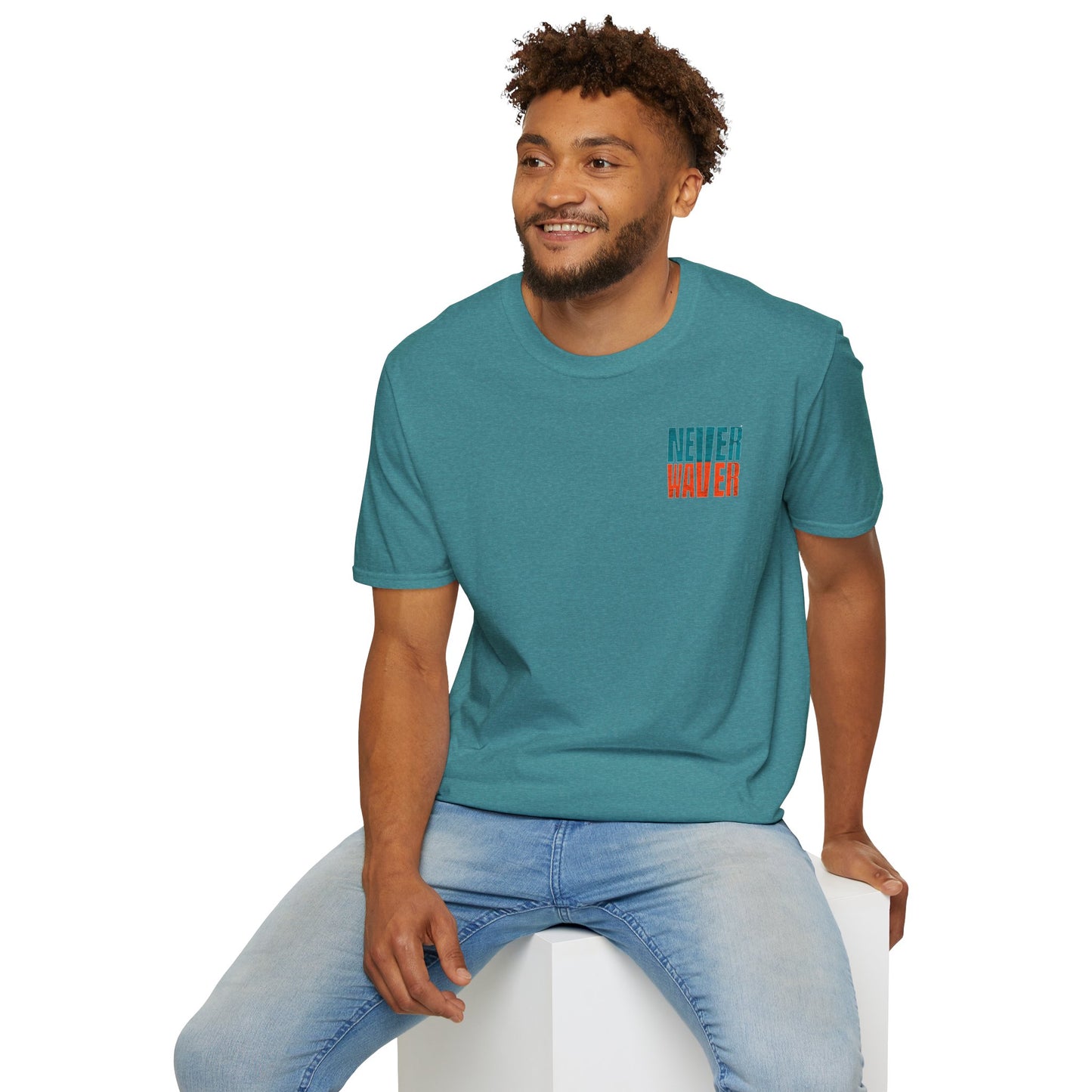 Miami Fans Never Waver Unisex Softstyle T-Shirt - Never Waver
