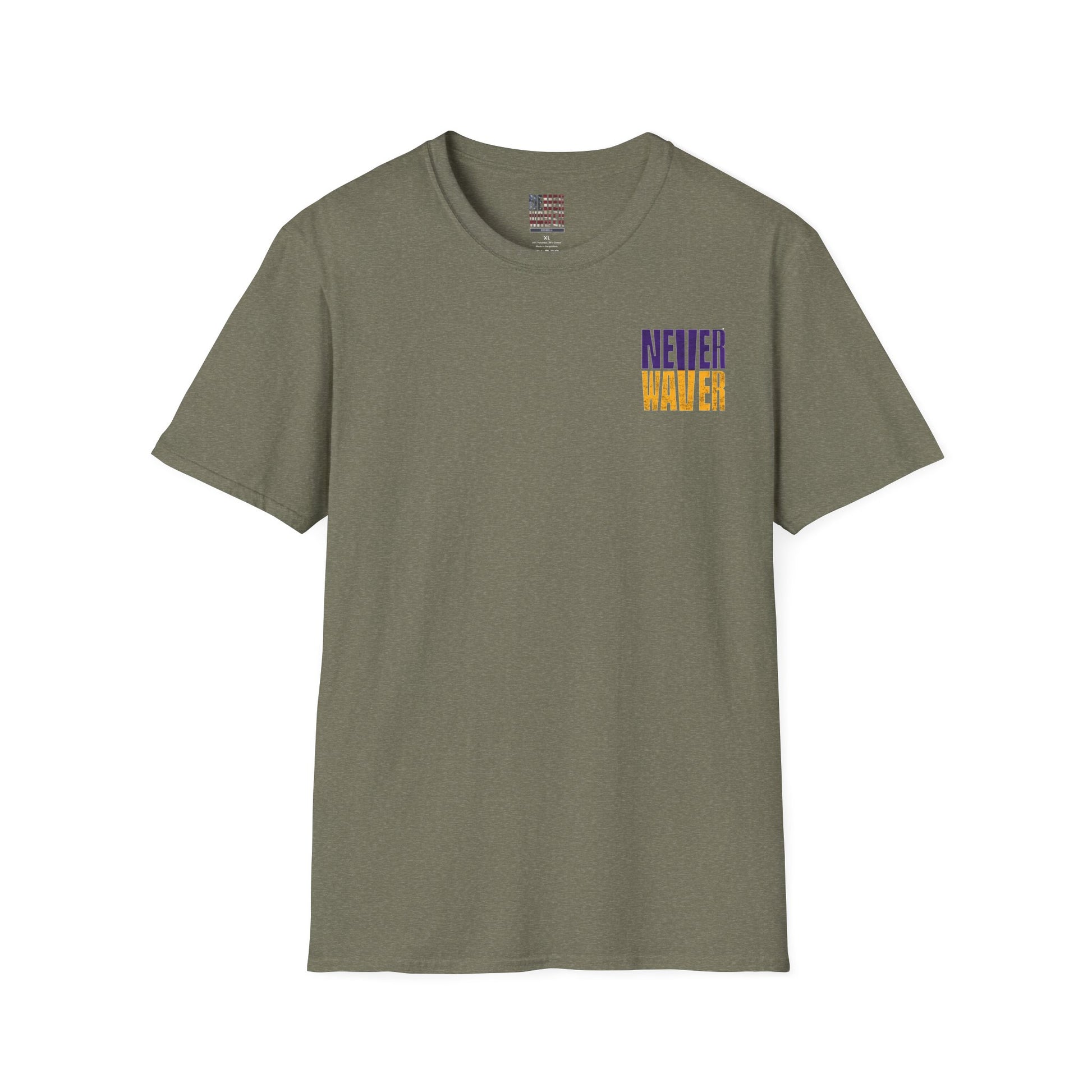 Minnesota Fans Never Waver Unisex Softstyle T-Shirt - Never Waver