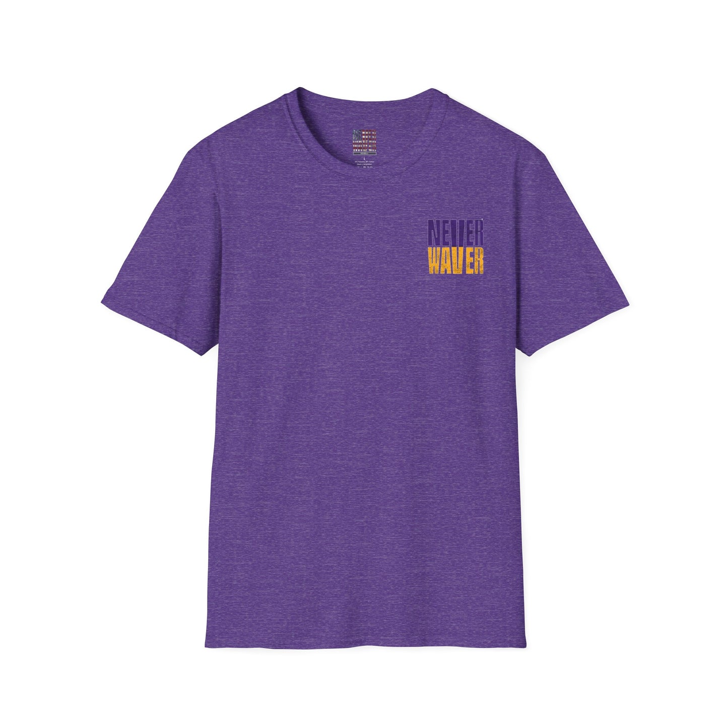 Minnesota Fans Never Waver Unisex Softstyle T-Shirt - Never Waver