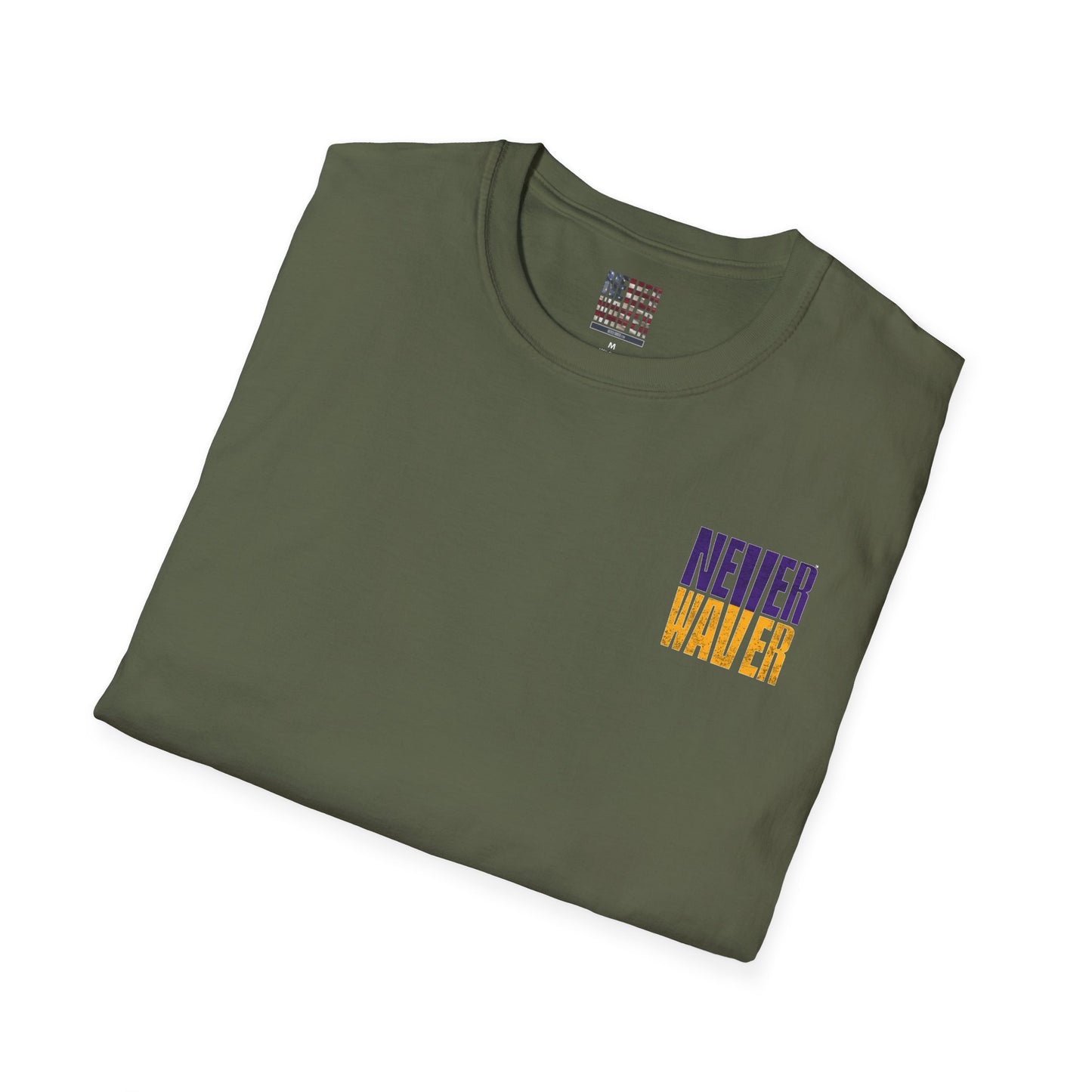 Minnesota Fans Never Waver Unisex Softstyle T-Shirt - Never Waver