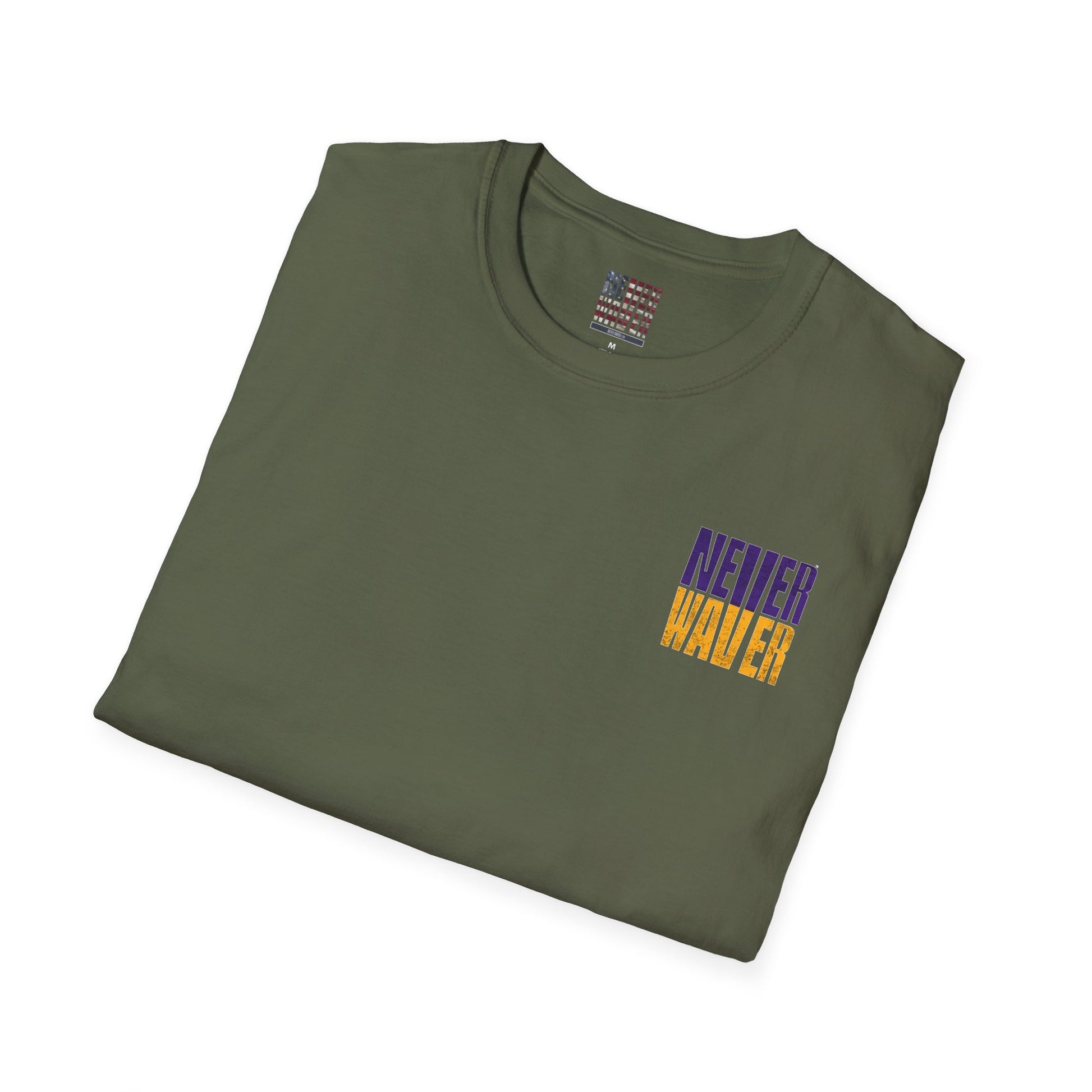 Minnesota Fans Never Waver Unisex Softstyle T-Shirt - Never Waver