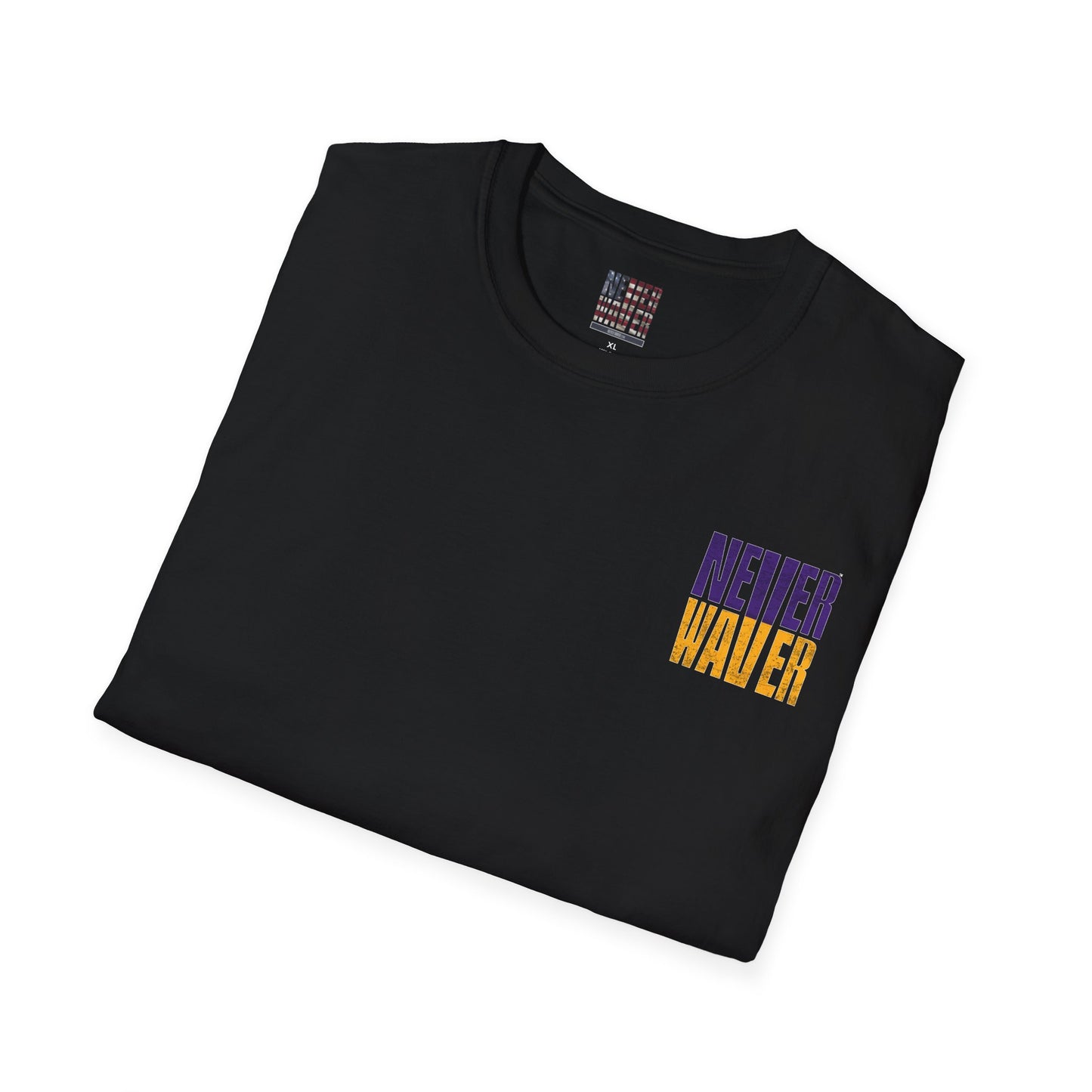 Minnesota Fans Never Waver Unisex Softstyle T-Shirt - Never Waver