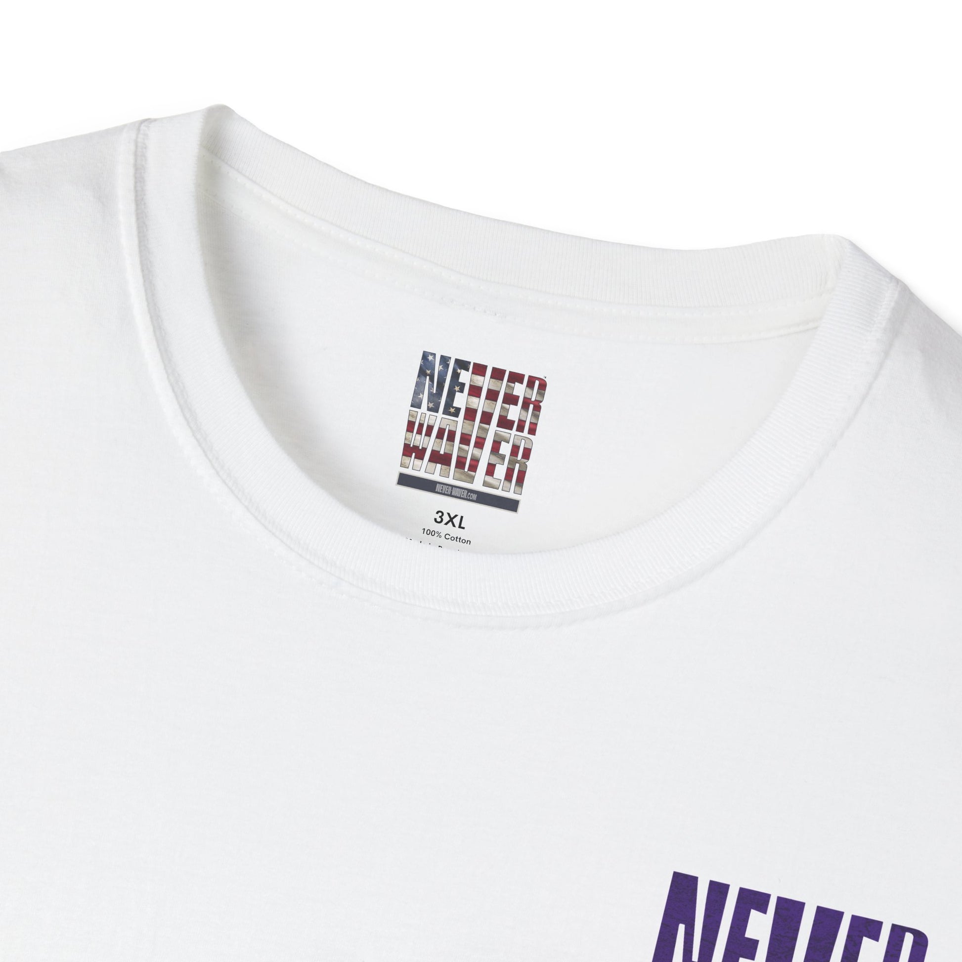 Minnesota Fans Never Waver Unisex Softstyle T-Shirt - Never Waver