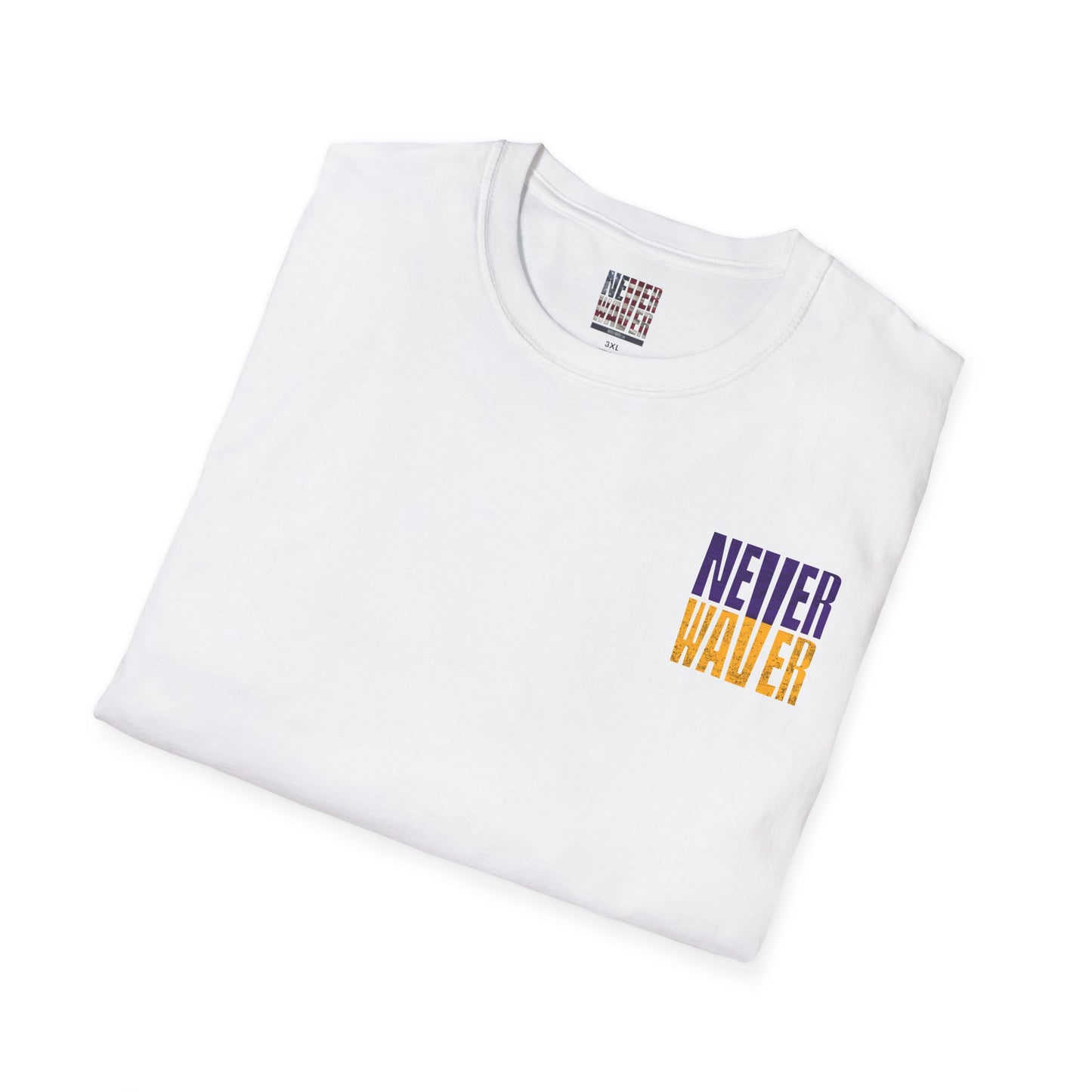 Minnesota Fans Never Waver Unisex Softstyle T-Shirt - Never Waver