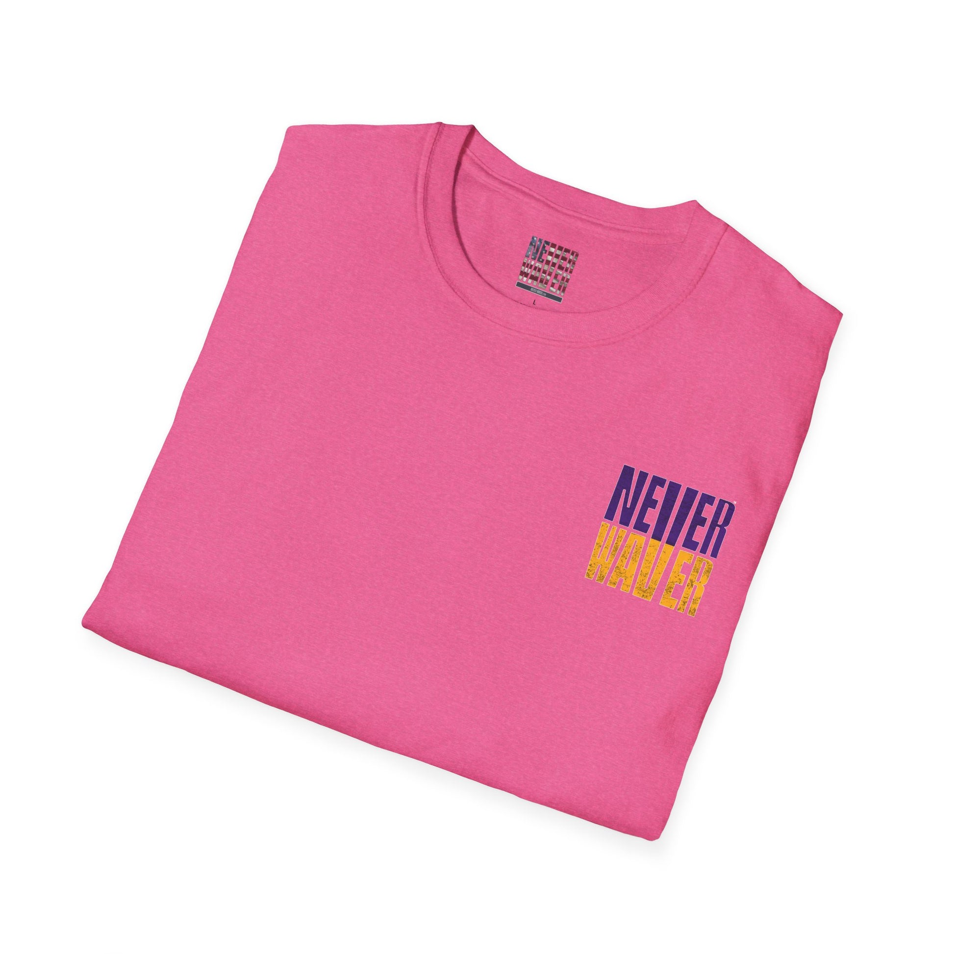 Minnesota Fans Never Waver Unisex Softstyle T-Shirt - Never Waver