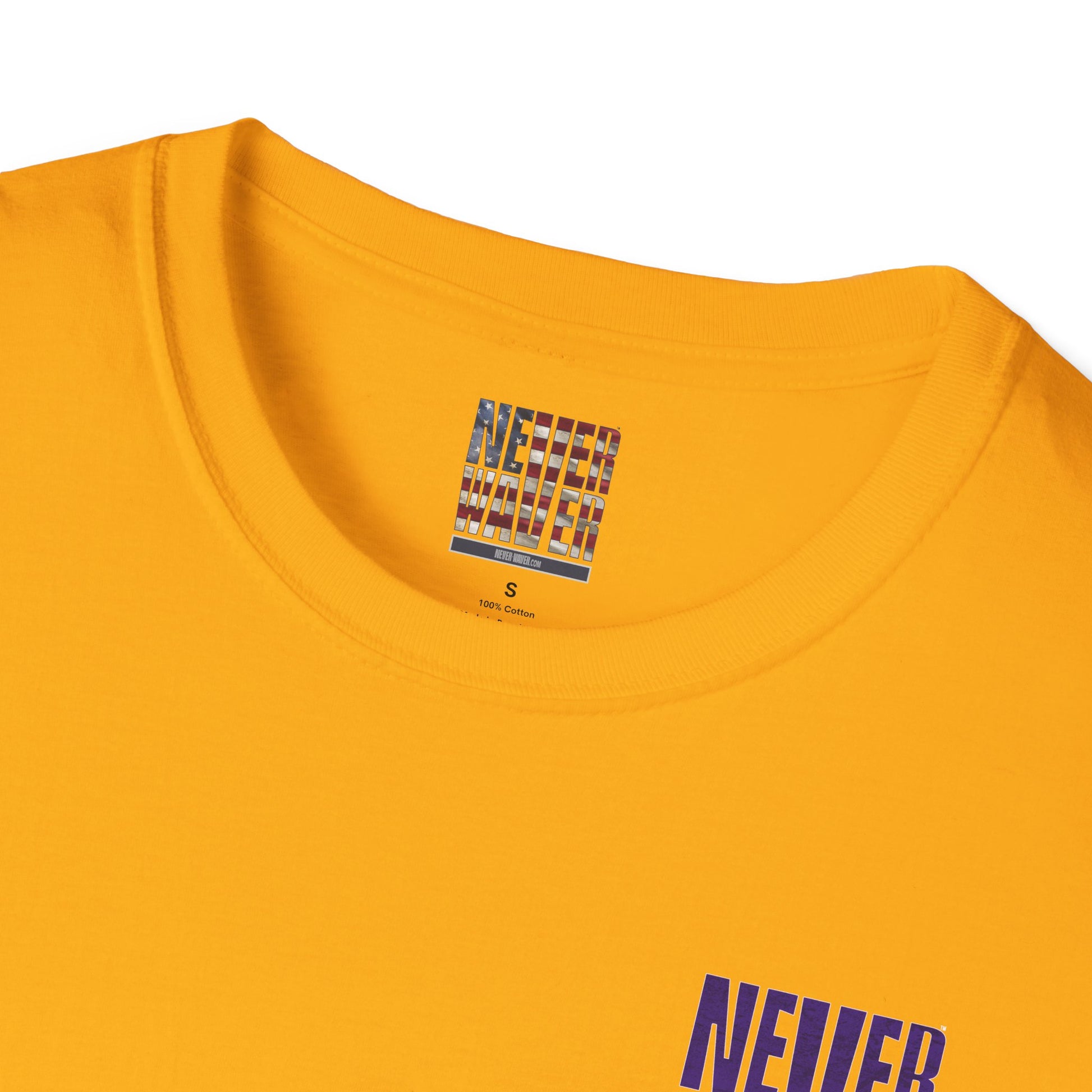 Minnesota Fans Never Waver Unisex Softstyle T-Shirt - Never Waver