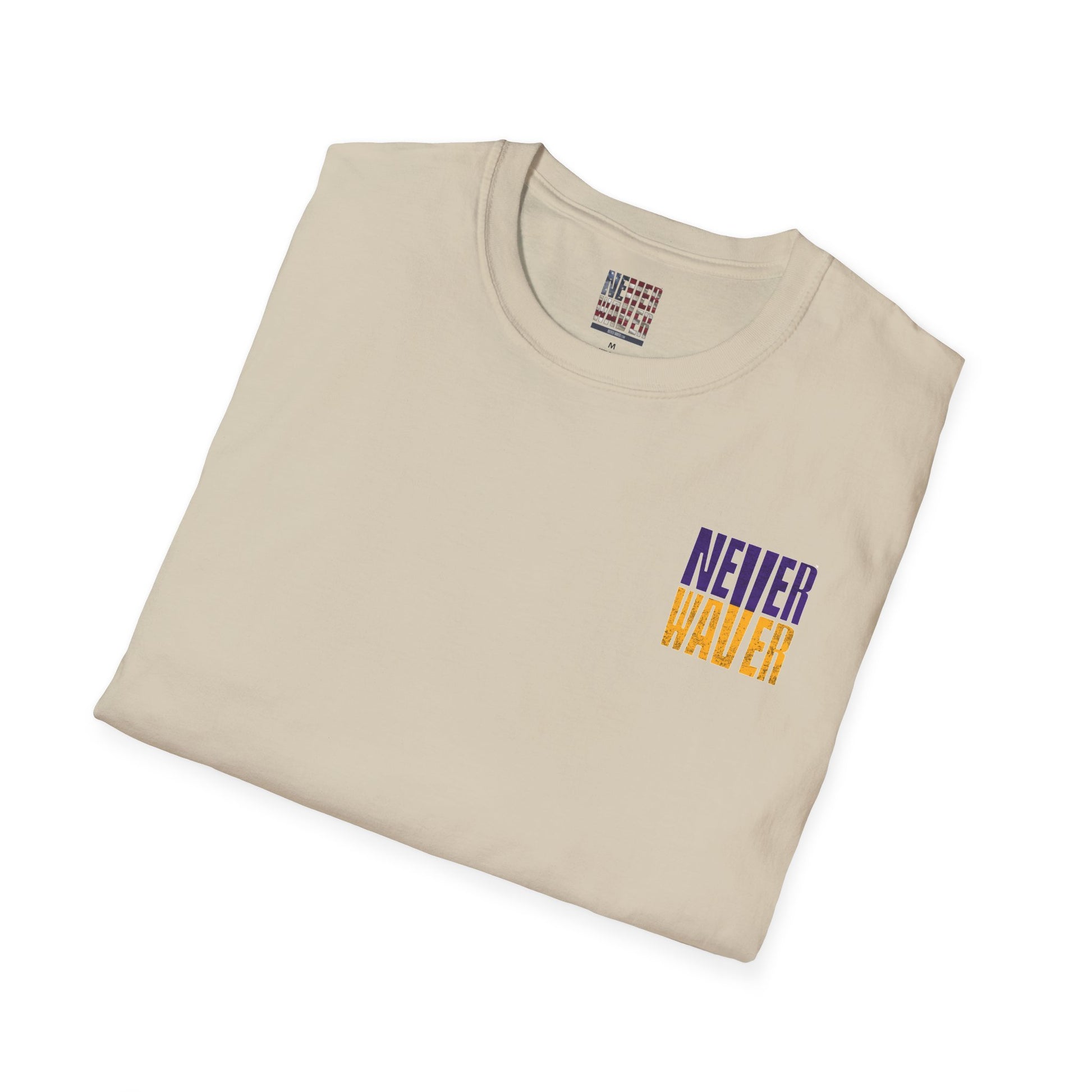 Minnesota Fans Never Waver Unisex Softstyle T-Shirt - Never Waver