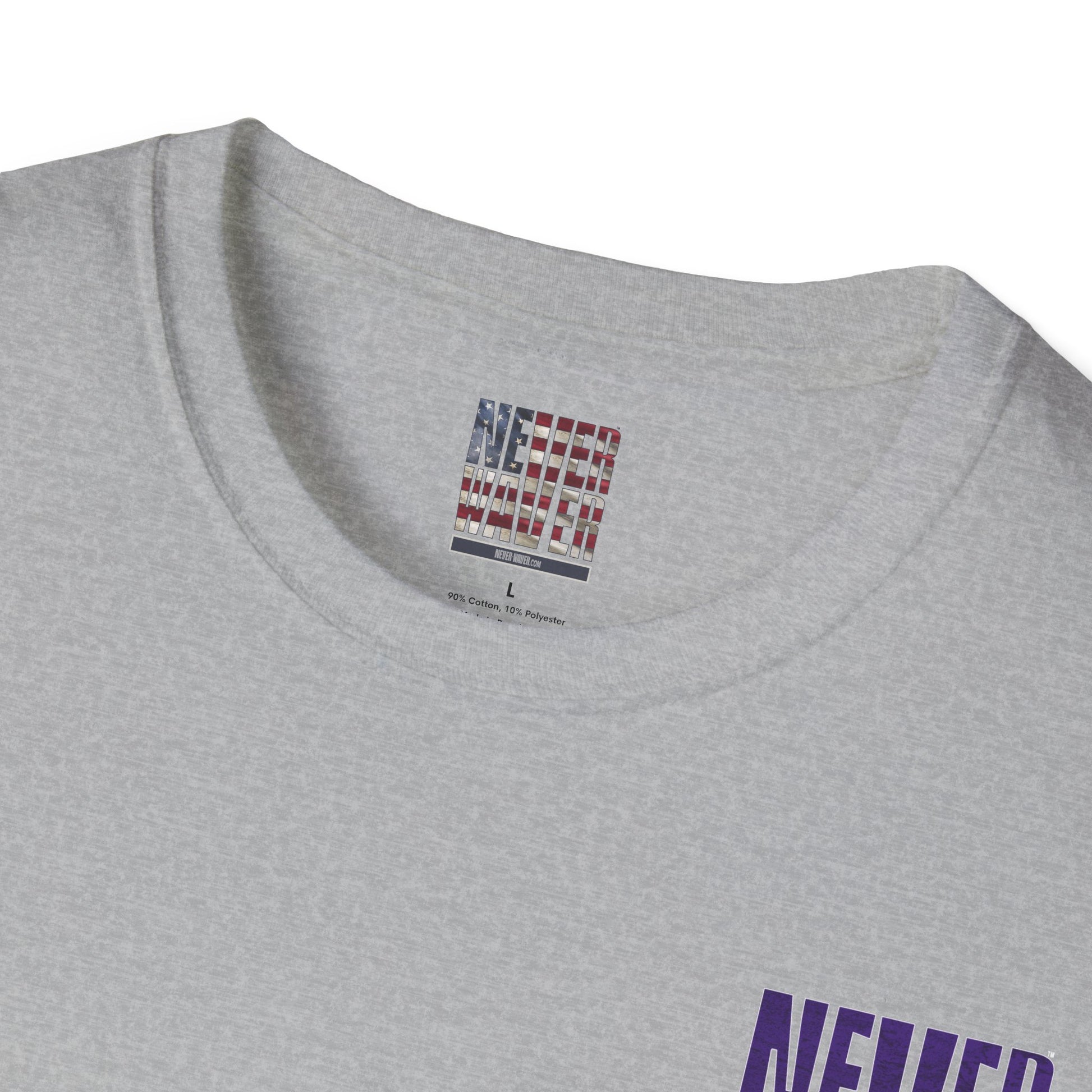 Minnesota Fans Never Waver Unisex Softstyle T-Shirt - Never Waver