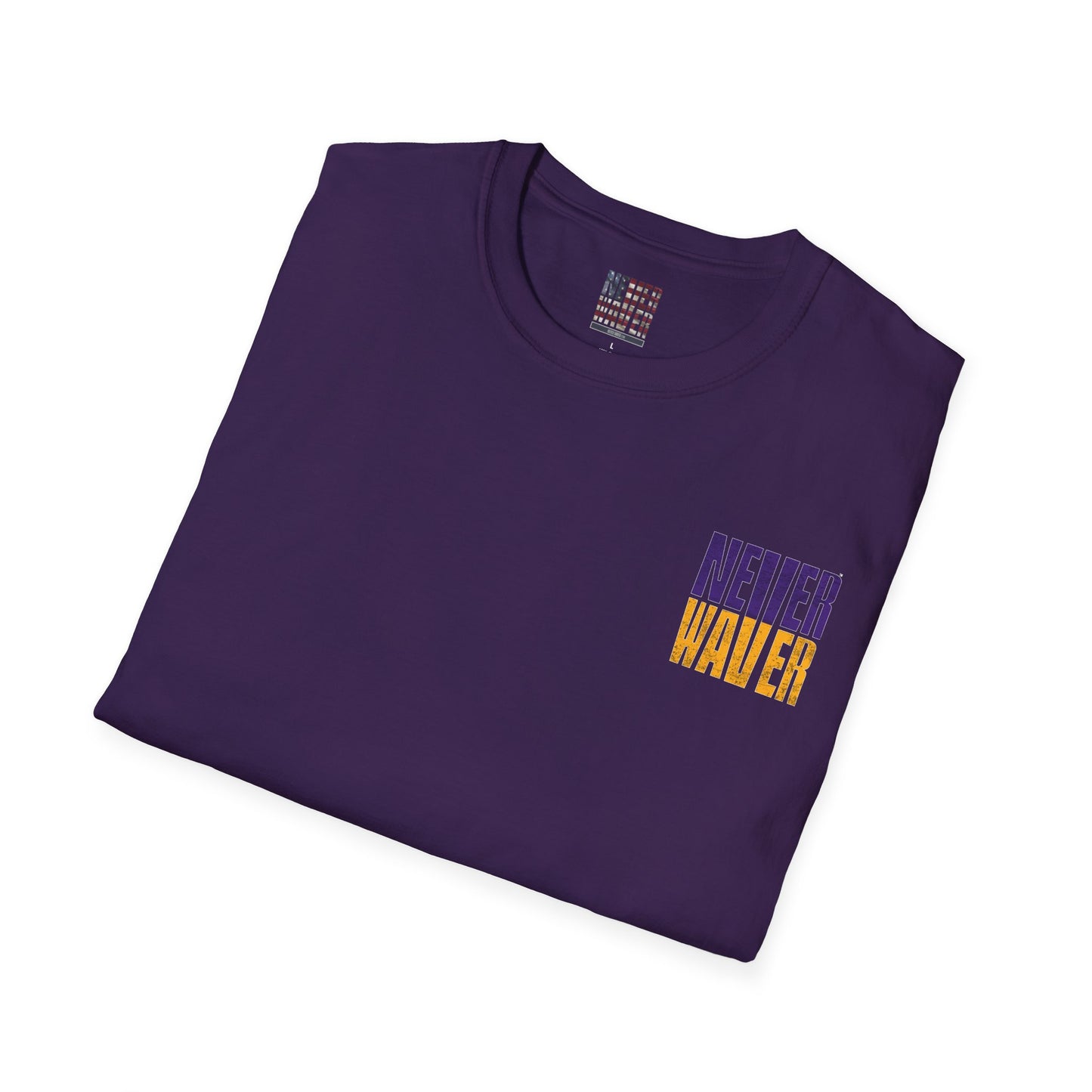 Minnesota Fans Never Waver Unisex Softstyle T-Shirt - Never Waver