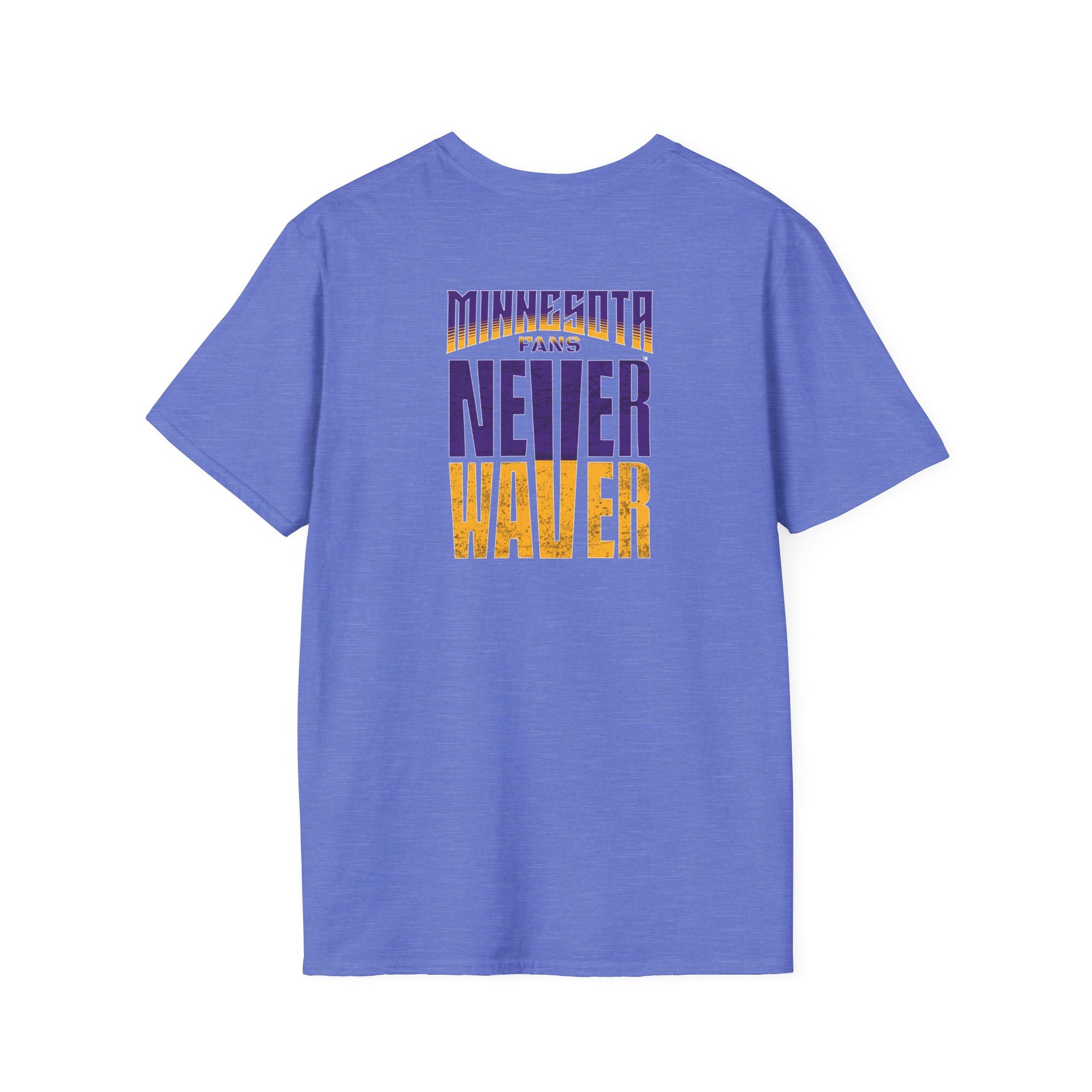 Minnesota Fans Never Waver Unisex Softstyle T-Shirt - Never Waver