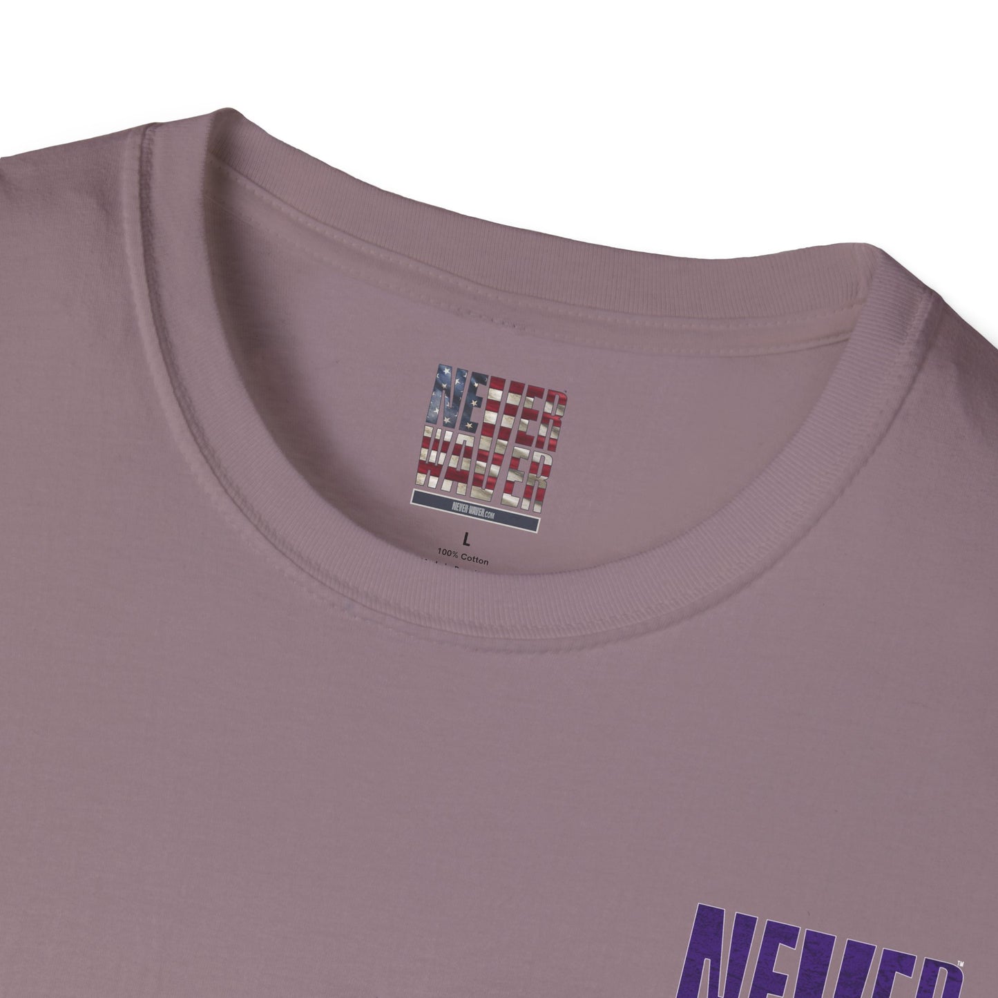 Minnesota Fans Never Waver Unisex Softstyle T-Shirt - Never Waver