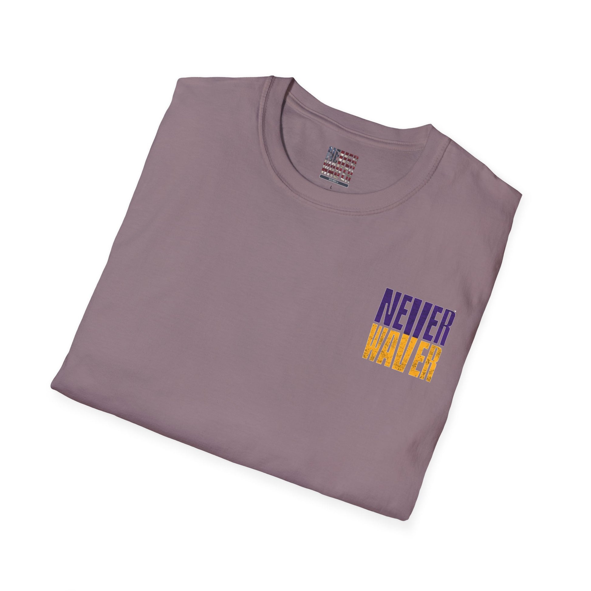 Minnesota Fans Never Waver Unisex Softstyle T-Shirt - Never Waver