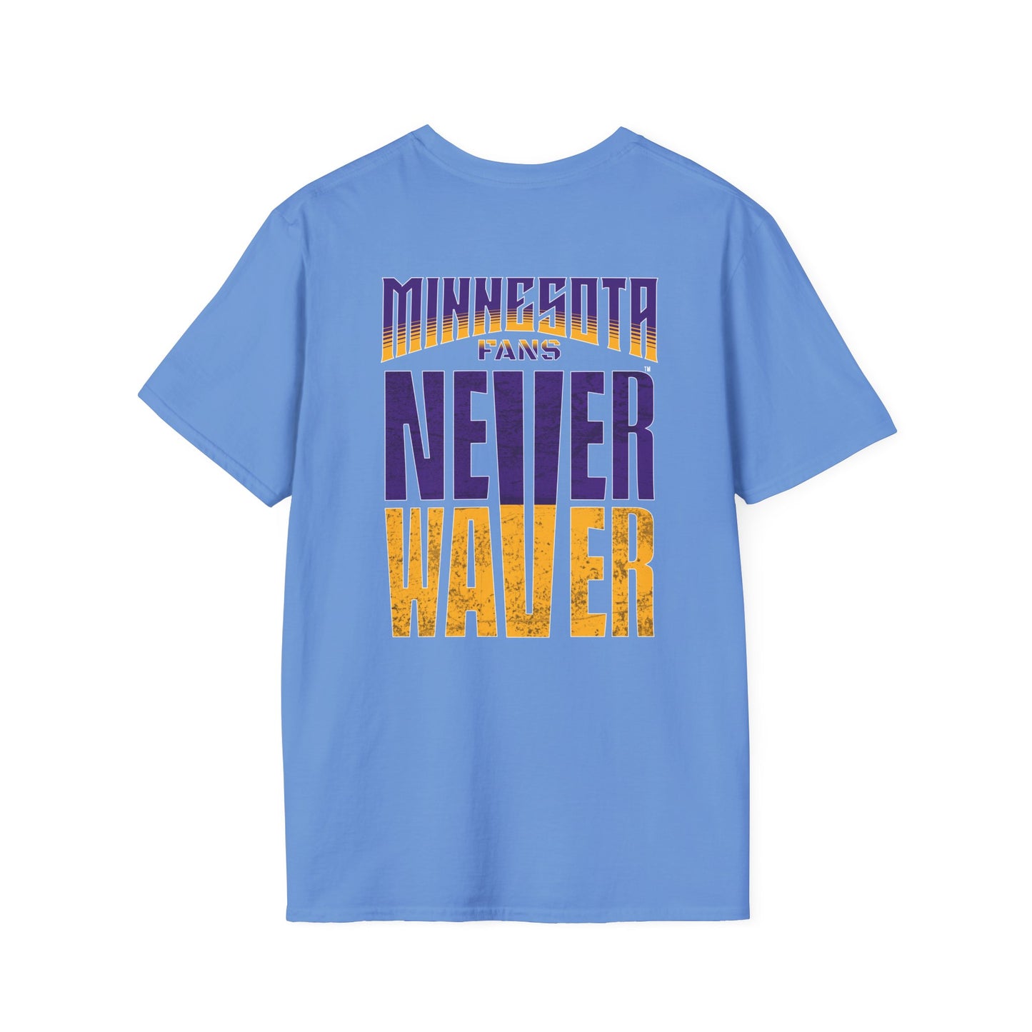 Minnesota Fans Never Waver Unisex Softstyle T-Shirt - Never Waver