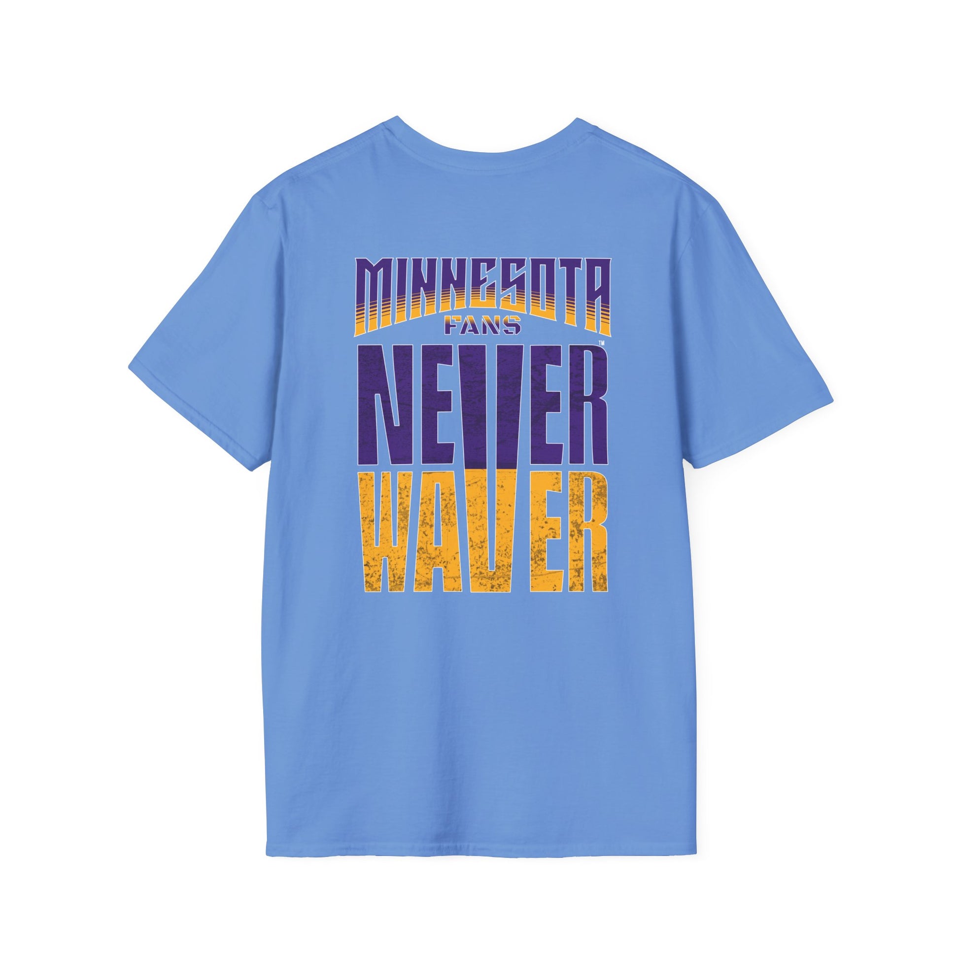 Minnesota Fans Never Waver Unisex Softstyle T-Shirt - Never Waver