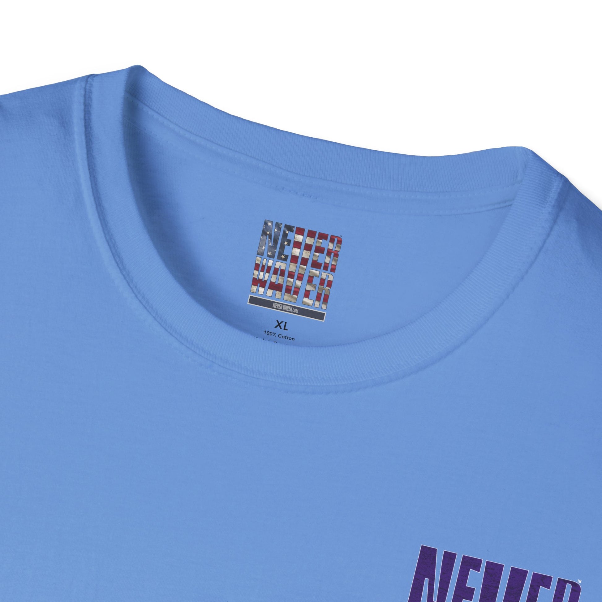 Minnesota Fans Never Waver Unisex Softstyle T-Shirt - Never Waver