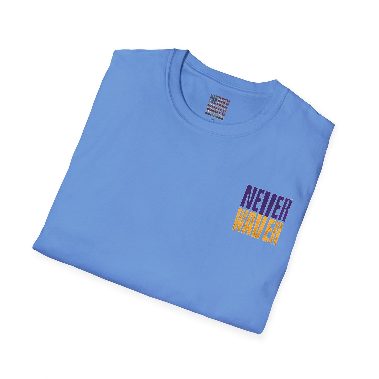 Minnesota Fans Never Waver Unisex Softstyle T-Shirt - Never Waver