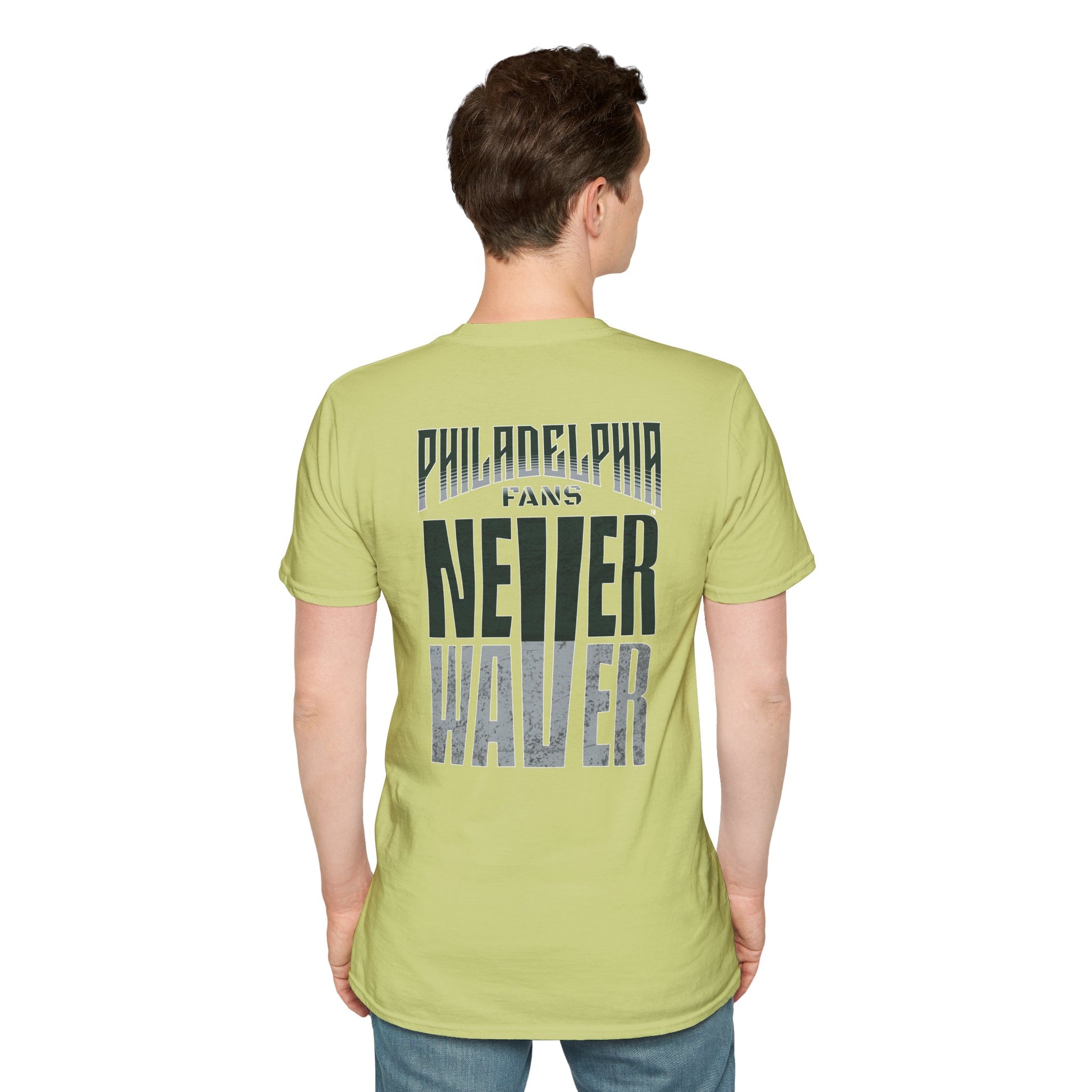 Philadelphia Fans Never Waver Unisex Softstyle T-Shirt - Never Waver