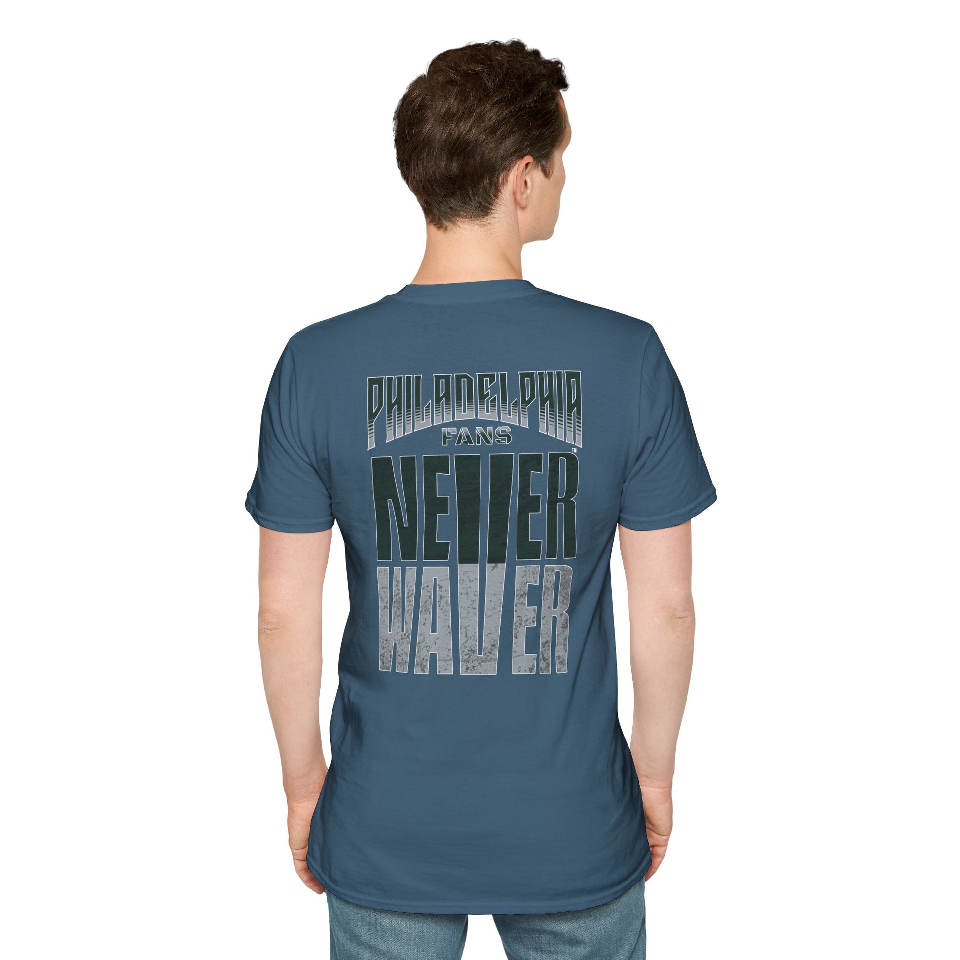 Philadelphia Fans Never Waver Unisex Softstyle T-Shirt - Never Waver