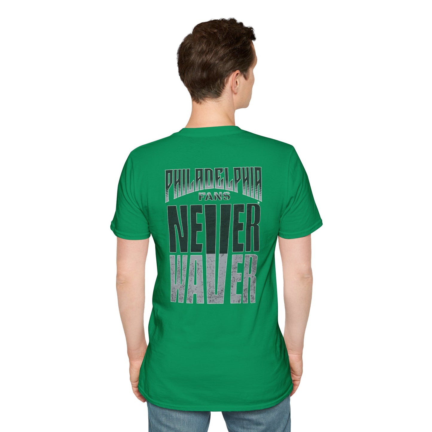Philadelphia Fans Never Waver Unisex Softstyle T-Shirt - Never Waver