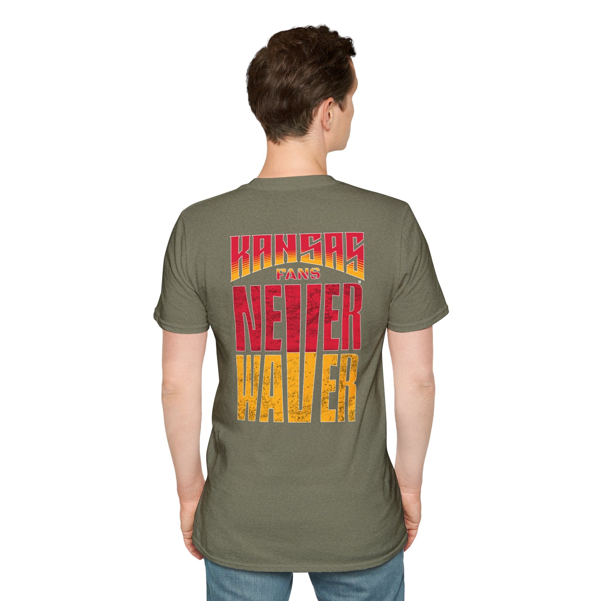 Kansas Fans Never Waver T-Shirt - Never Waver