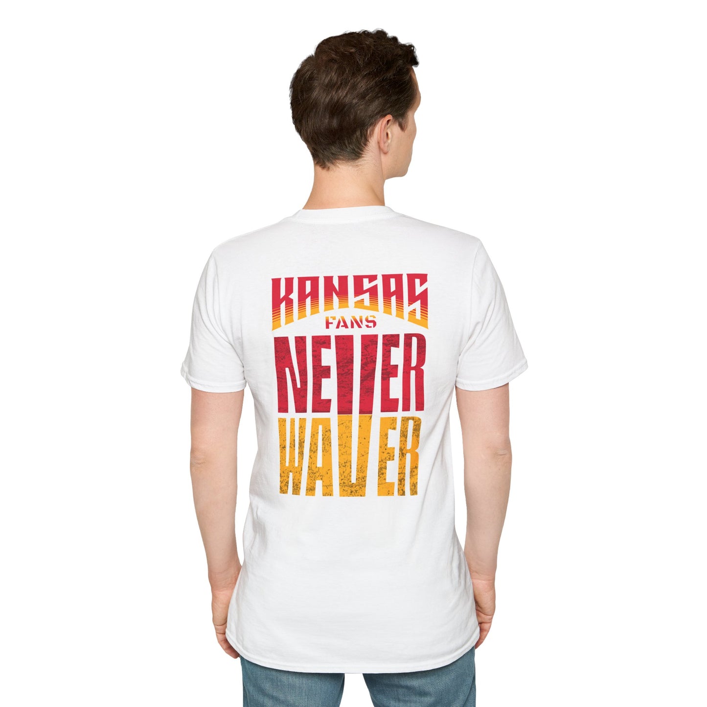 Kansas Fans Never Waver T-Shirt - Never Waver