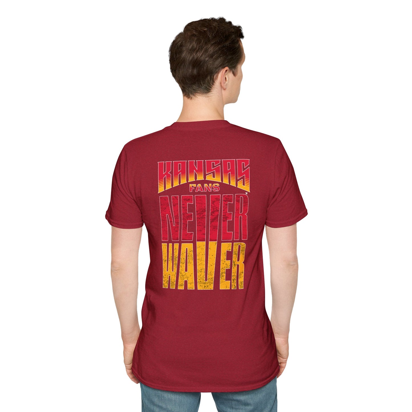 Kansas Fans Never Waver T-Shirt - Never Waver