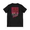 Motivational V-Neck Tee - Never Waver Dream Believe Achieve - Never Waver