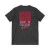 Motivational V-Neck Tee - Never Waver Dream Believe Achieve - Never Waver