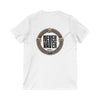 Never Waver Beer Is cheaper Than Therapy Unisex V-Neck Tee - Motivational Graphic Shirt - Never Waver