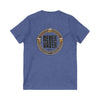 Never Waver Beer Is cheaper Than Therapy Unisex V-Neck Tee - Motivational Graphic Shirt - Never Waver