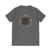 Never Waver Beer Is cheaper Than Therapy Unisex V-Neck Tee - Motivational Graphic Shirt - Never Waver